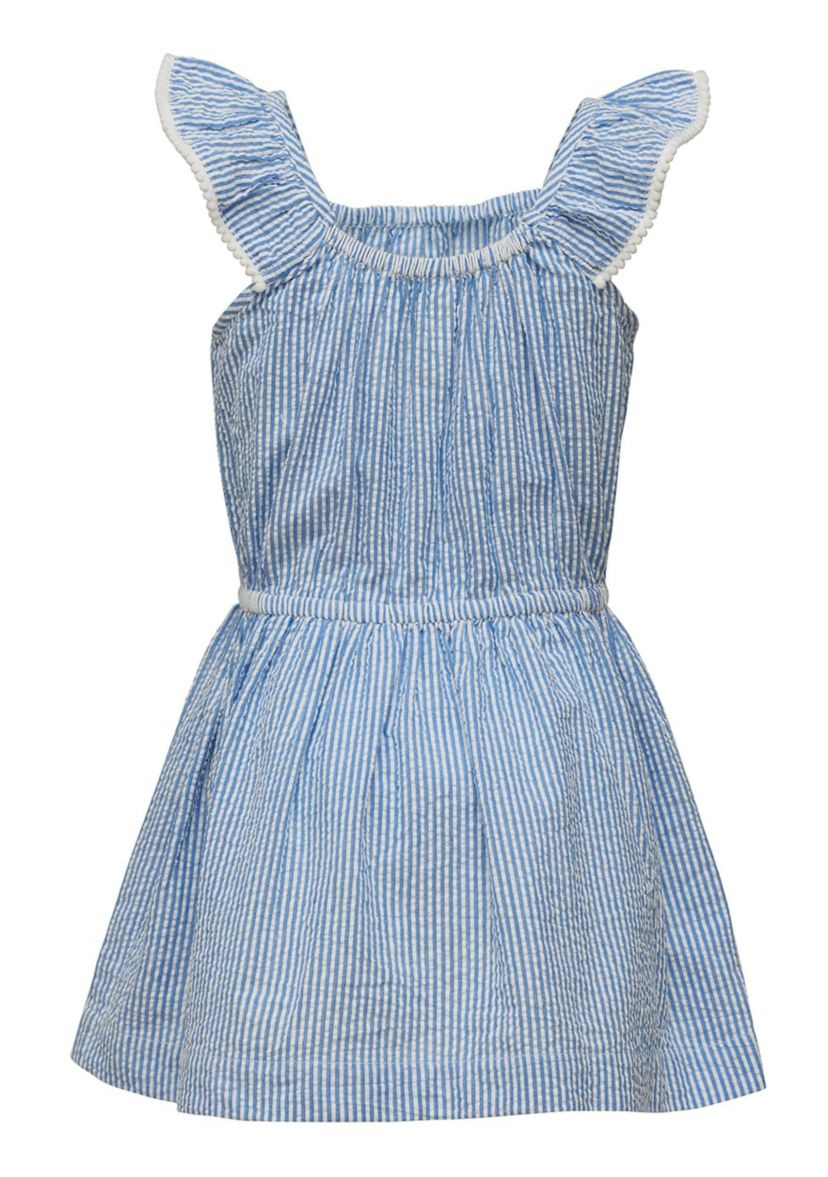 Cornflower Frilled Beach Dress