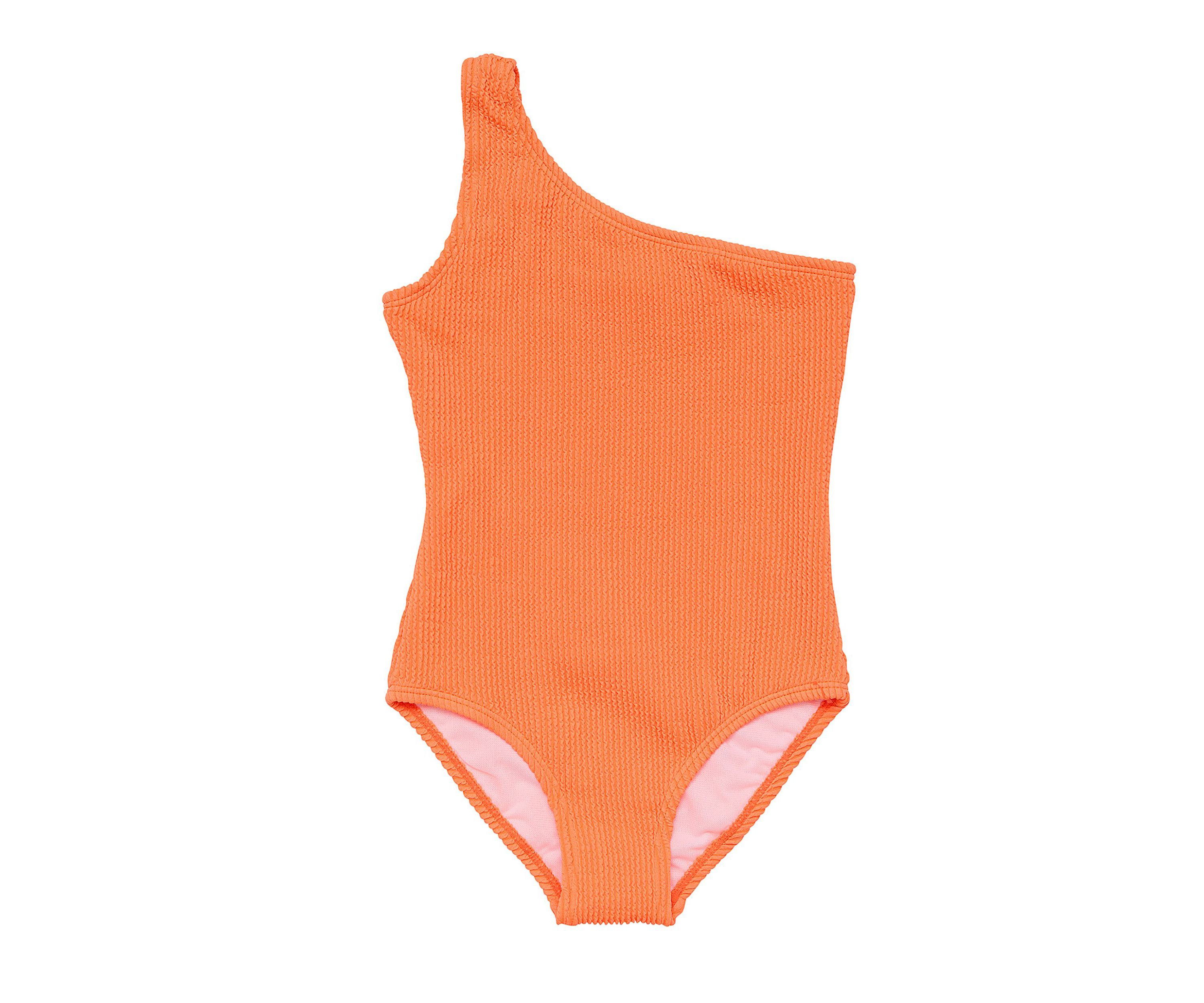 Tangerine One Shoulder Swimsuit