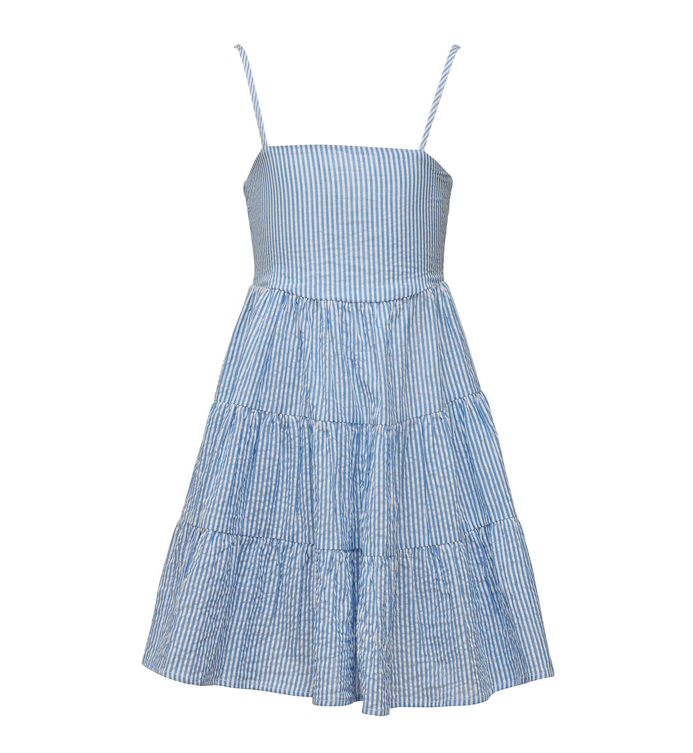 Cornflower Stripe Beach Dress