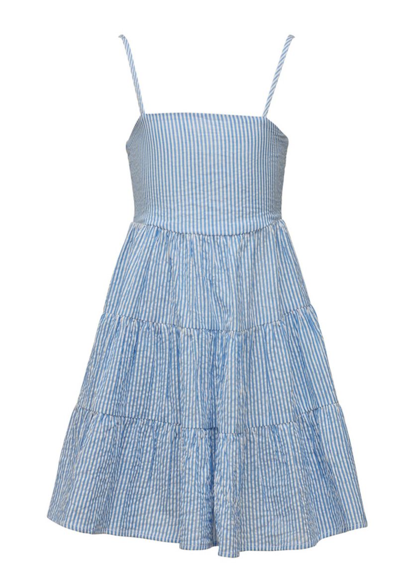Cornflower Stripe Beach Dress