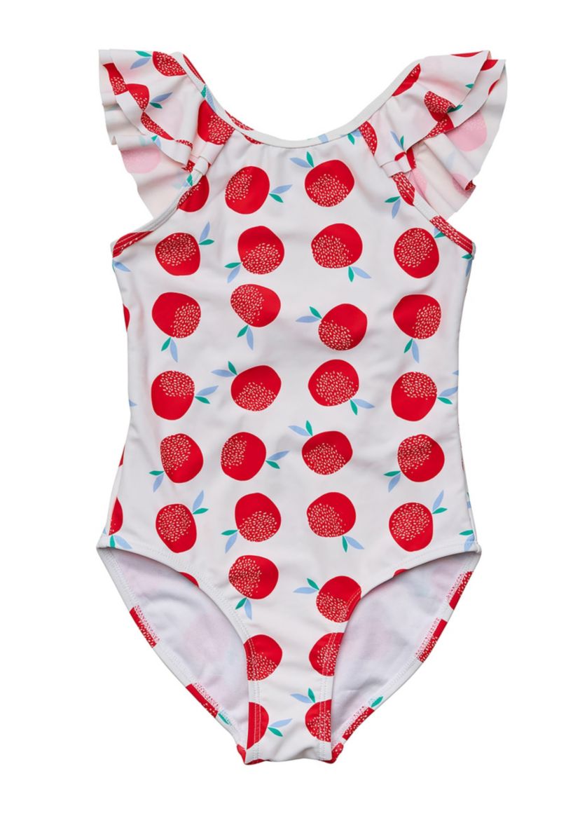 Juicy Fruit Sustainable Flutter Sleeve Swimsuit