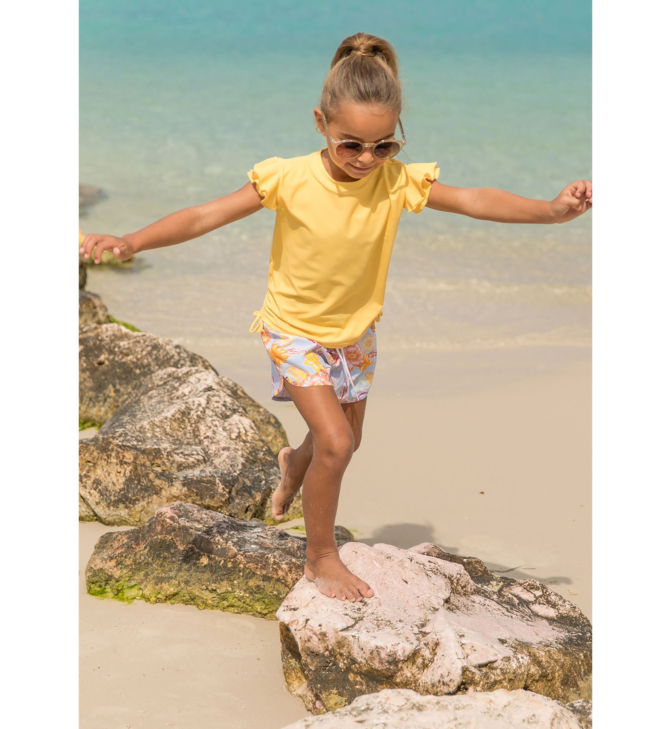 Boho Tropical Sustainable Board Shorts