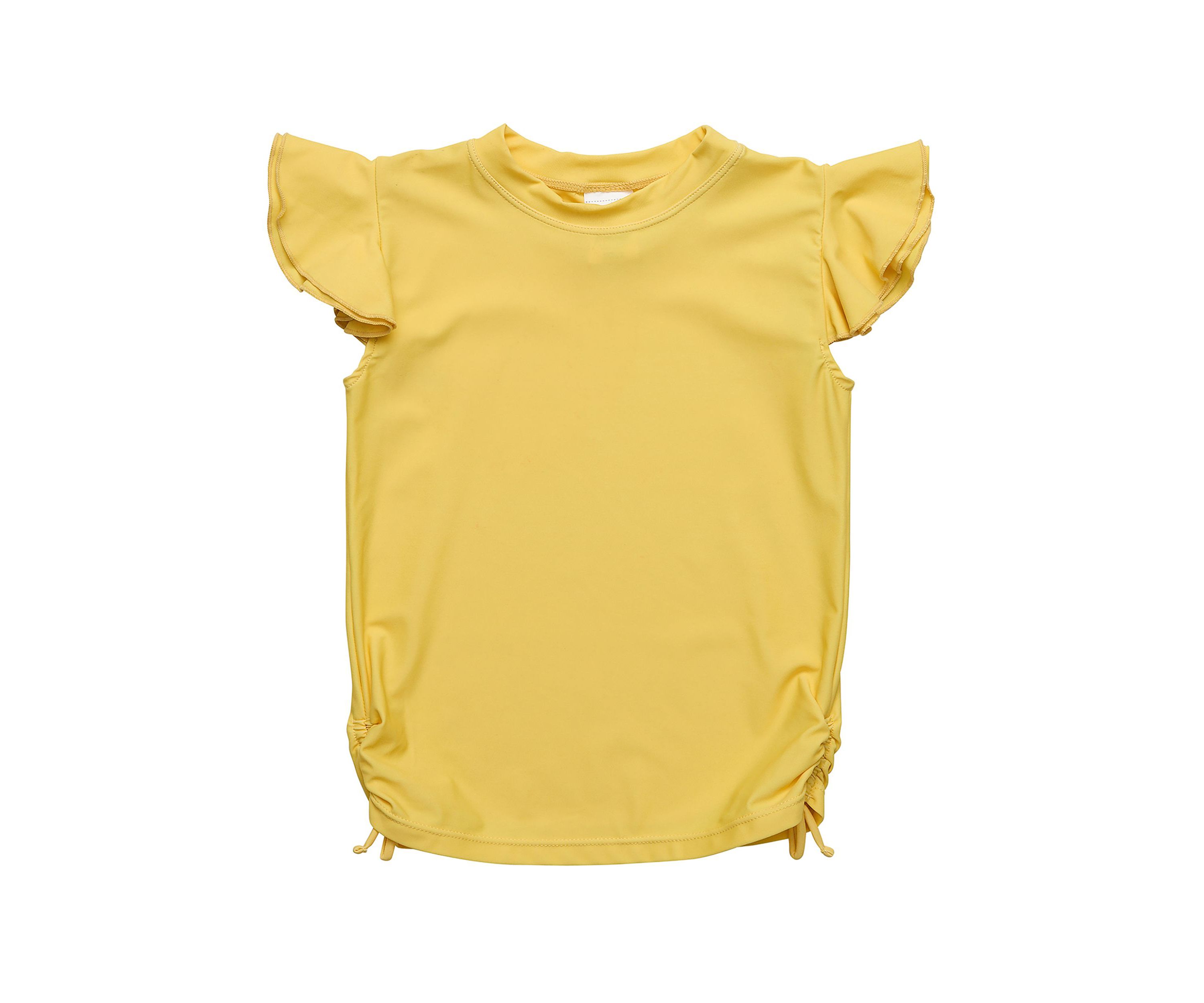 Marigold Sustainable Flutter Sleeve Rash Top