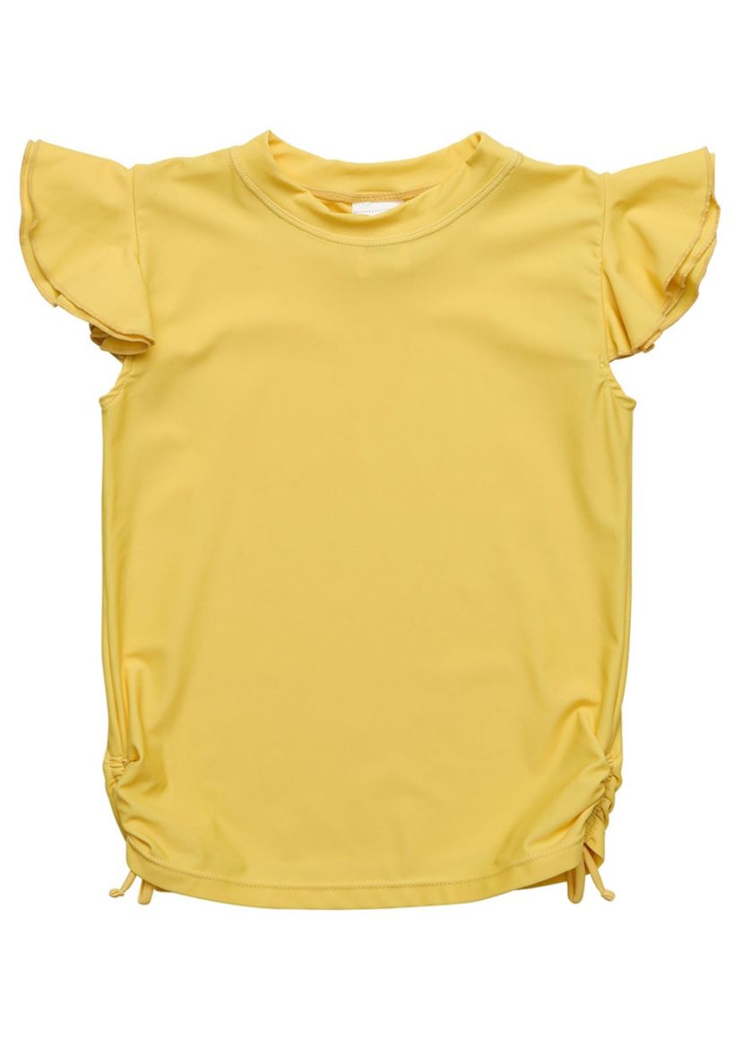 Marigold Sustainable Flutter Sleeve Rash Top