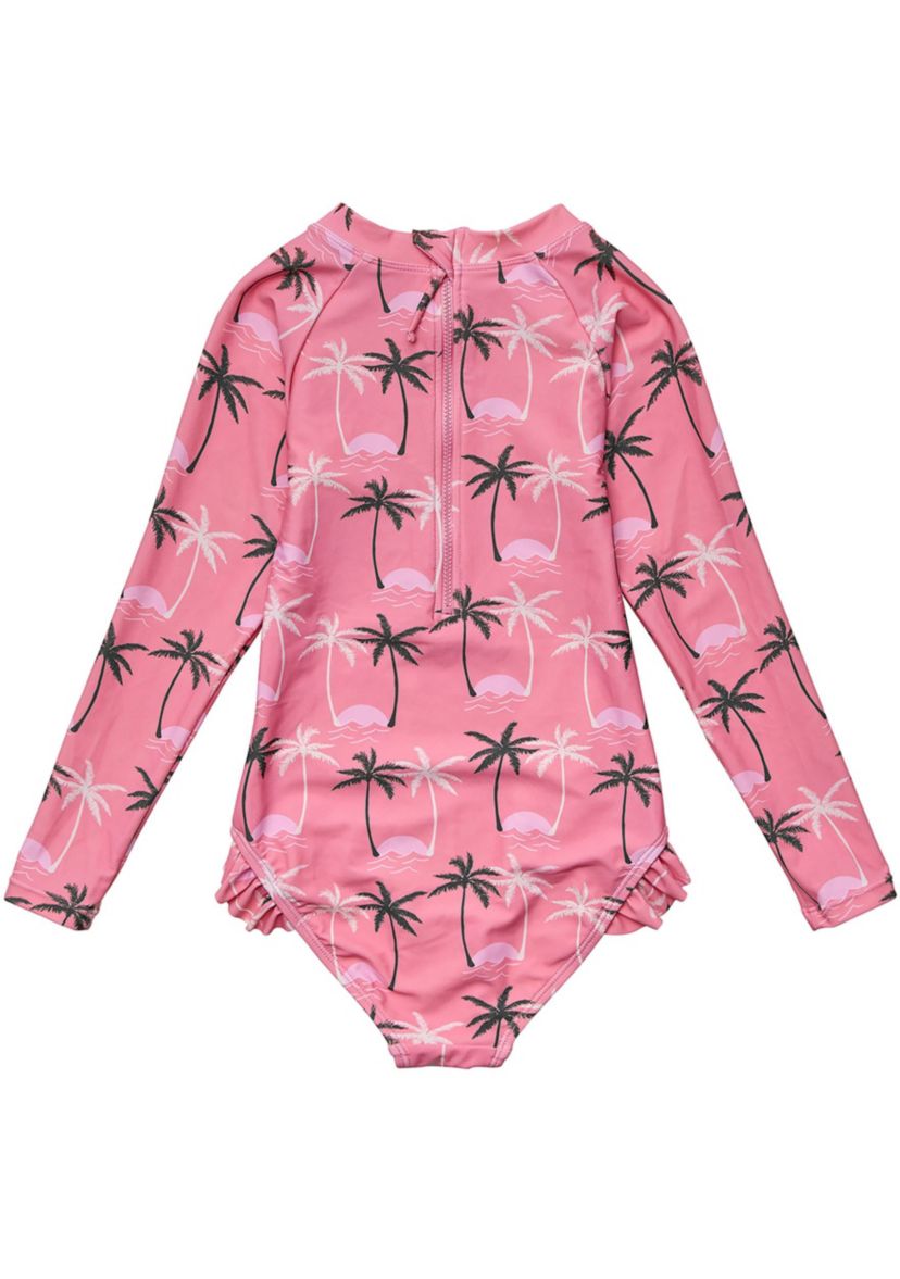 Snapper Rock Palm Paradise Sustainable LS Surf Suit | Belk