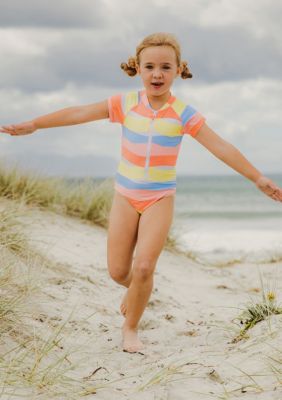 Buy Tangerine One Shoulder Swimsuit by Snapper Rock online - Snapper Rock