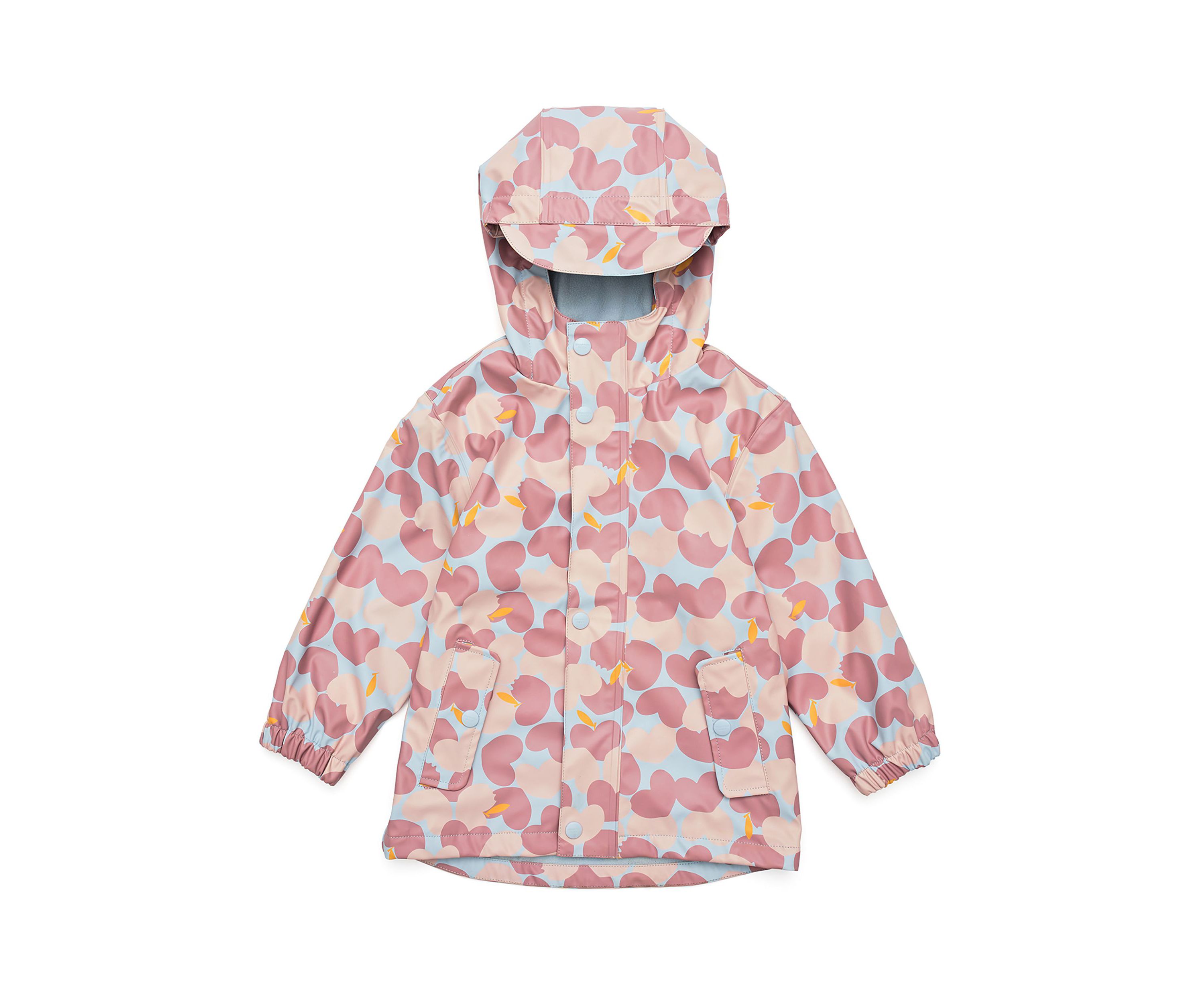 Girls 1 - 10 Apple Love Recycled Waterproof Raincoat