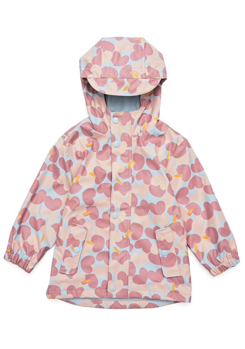 Girls 1 - 10 Apple Love Recycled Waterproof Raincoat
