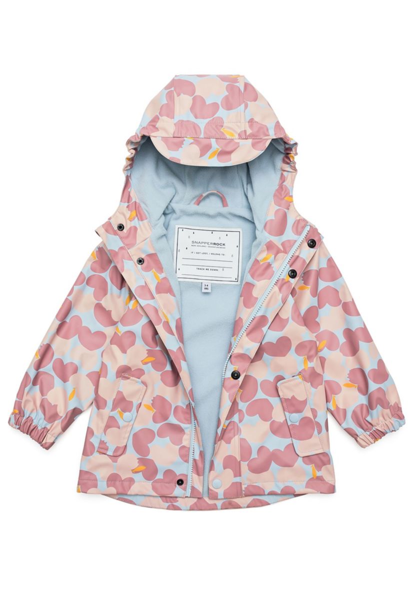 Girls 1 - 10 Apple Love Recycled Waterproof Raincoat