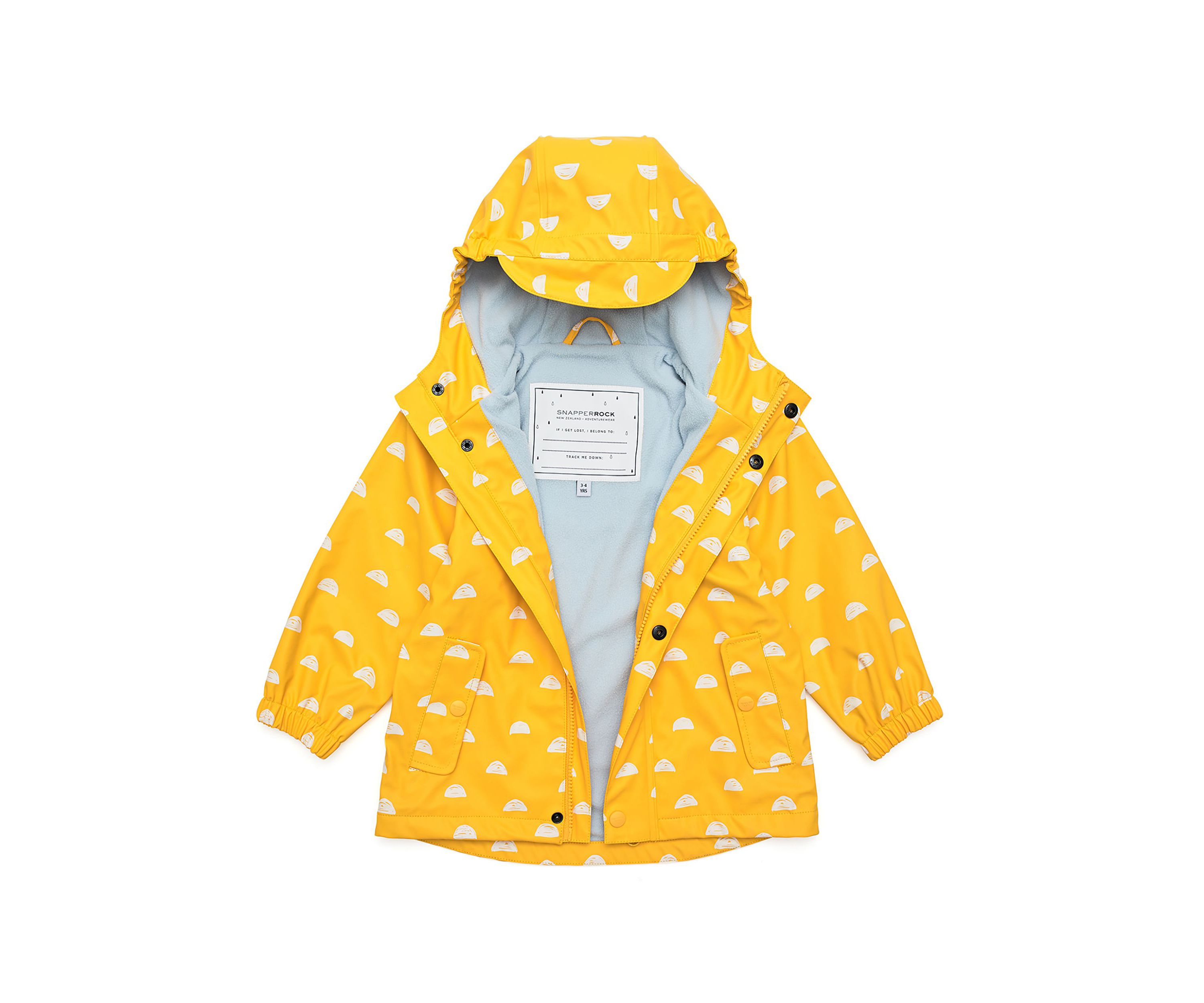 Girls 1 - 10 Sun Cloud Recycled Waterproof Raincoat