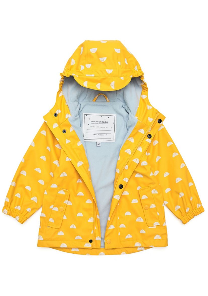 Girls 1 - 10 Sun Cloud Recycled Waterproof Raincoat