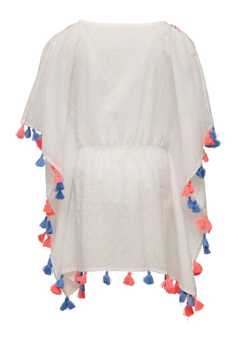 Girls 4 - 16 White Sherbet Tassel Cover Up