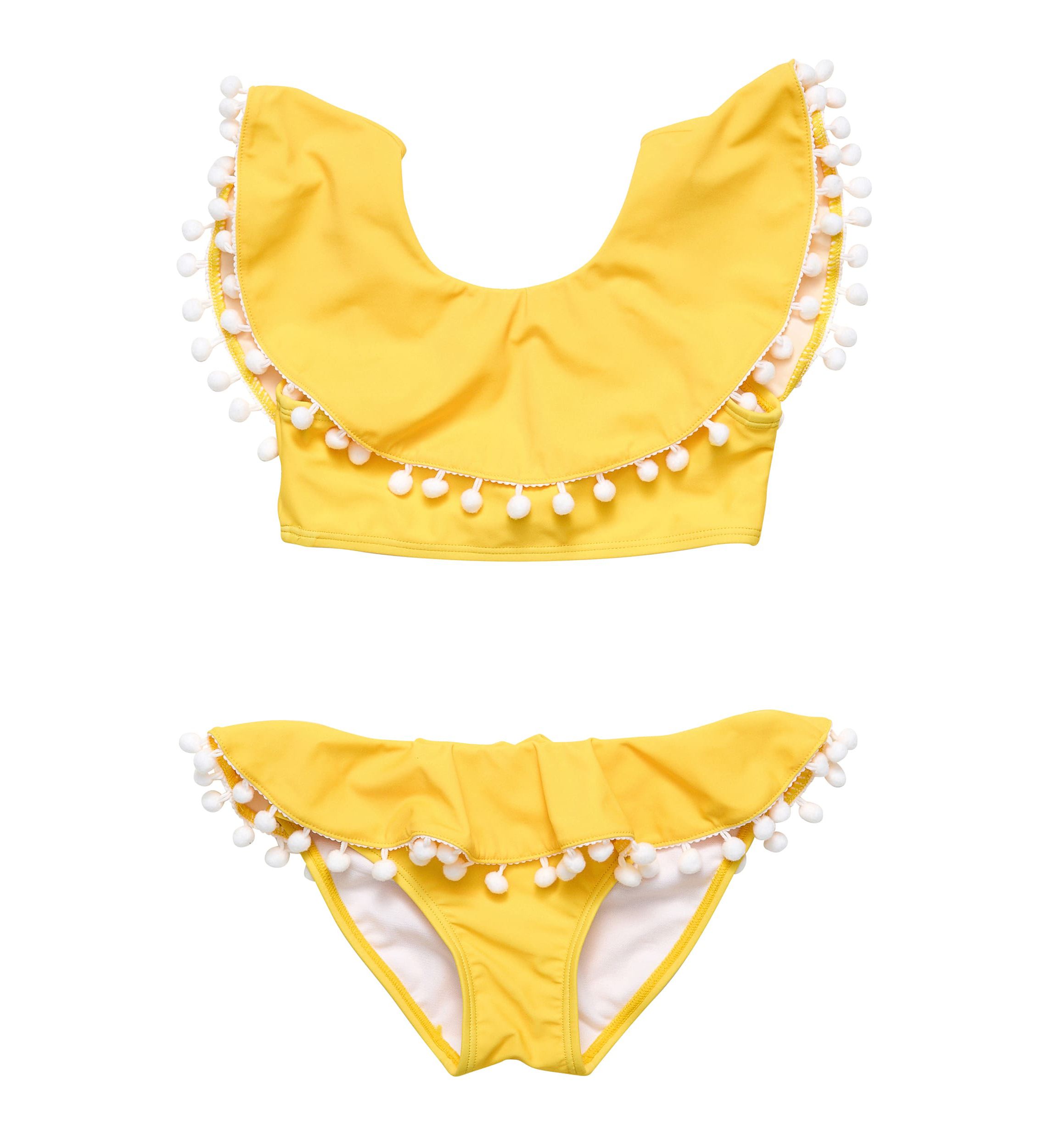 Hello Yellow Flounce Bikini