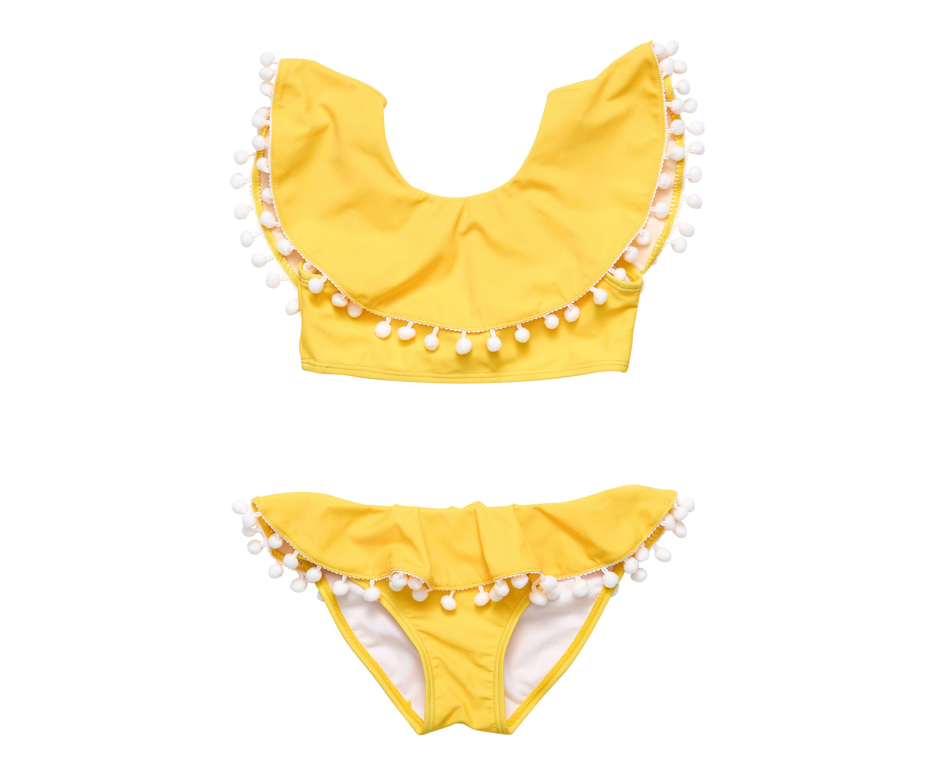 Hello Yellow Flounce Bikini