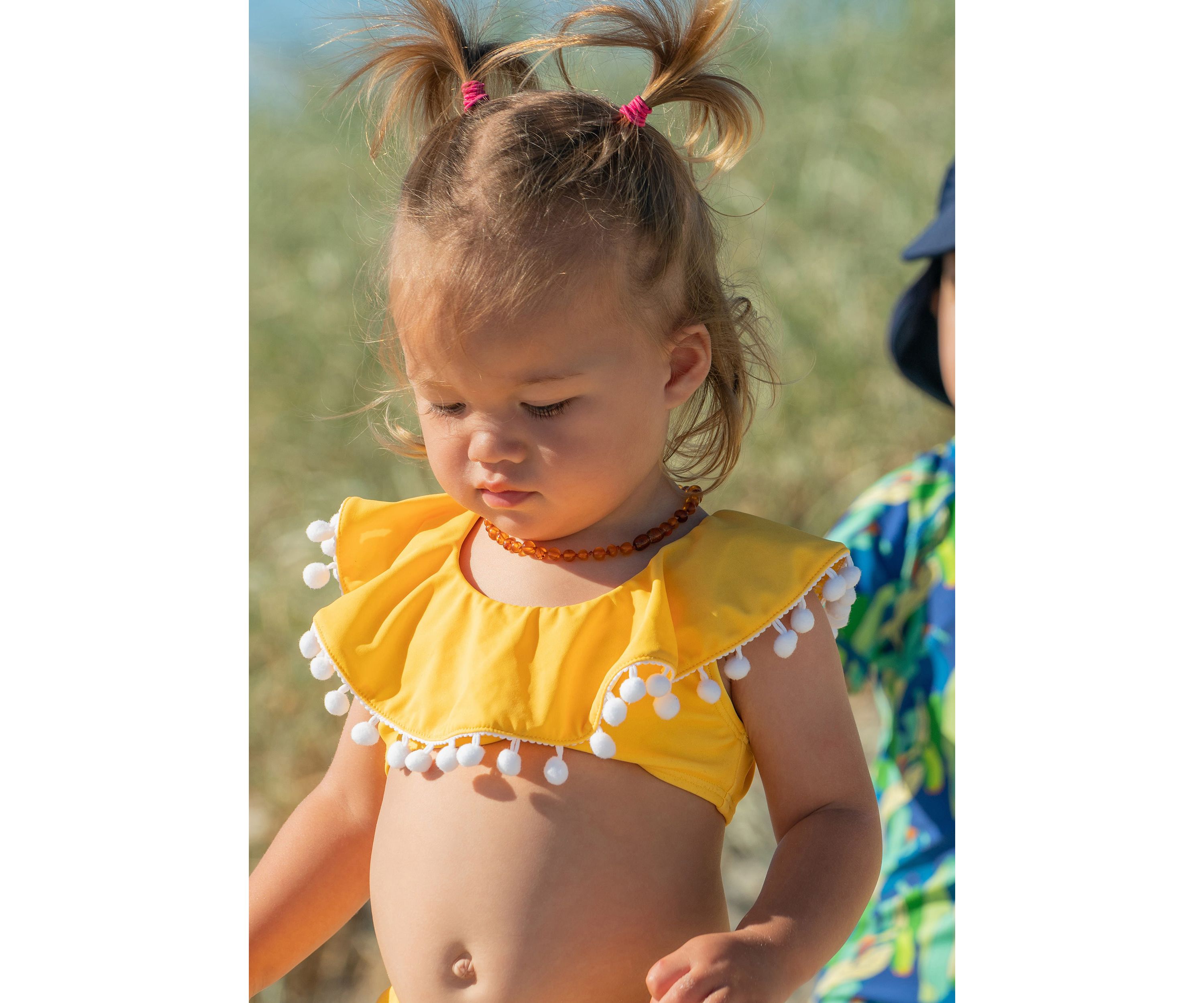Hello Yellow Flounce Bikini