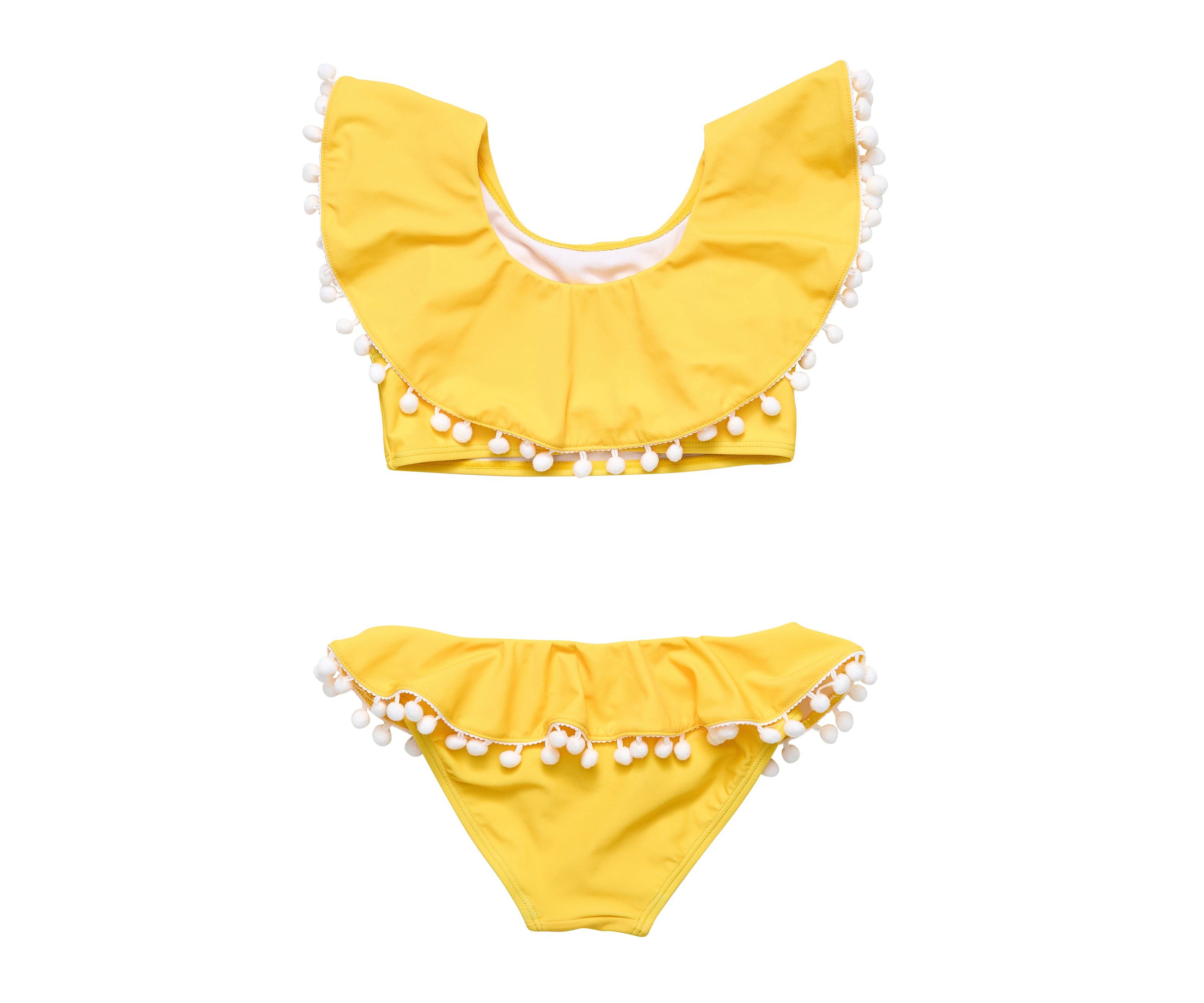 Hello Yellow Flounce Bikini