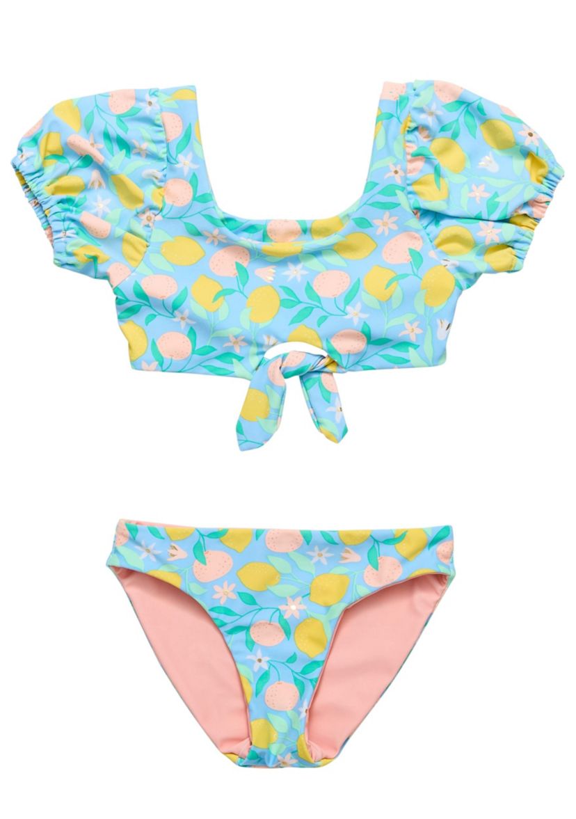 Lemon Drops Knot Front Bikini
