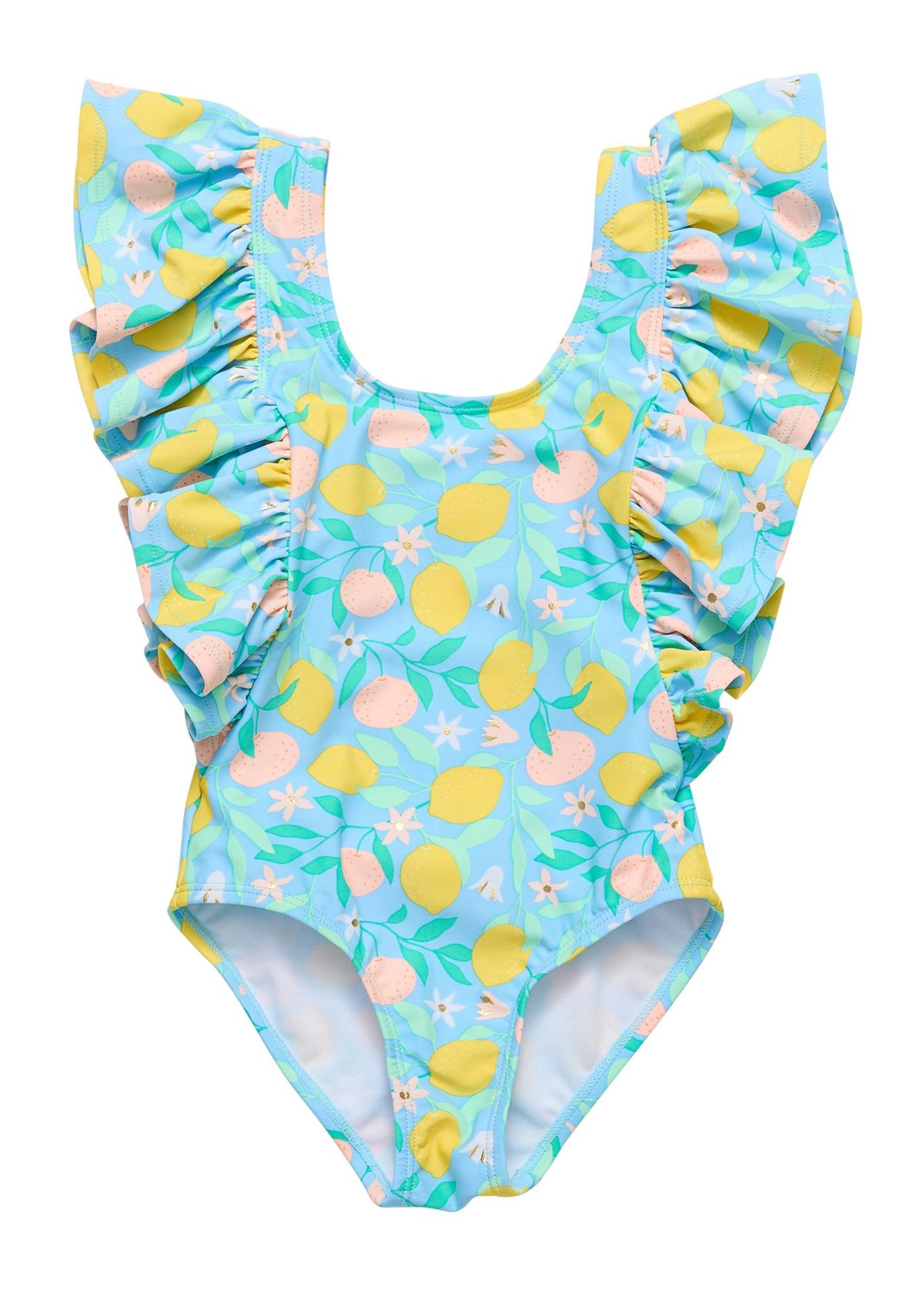 Lemon Drops Wide Frill Swimsuit