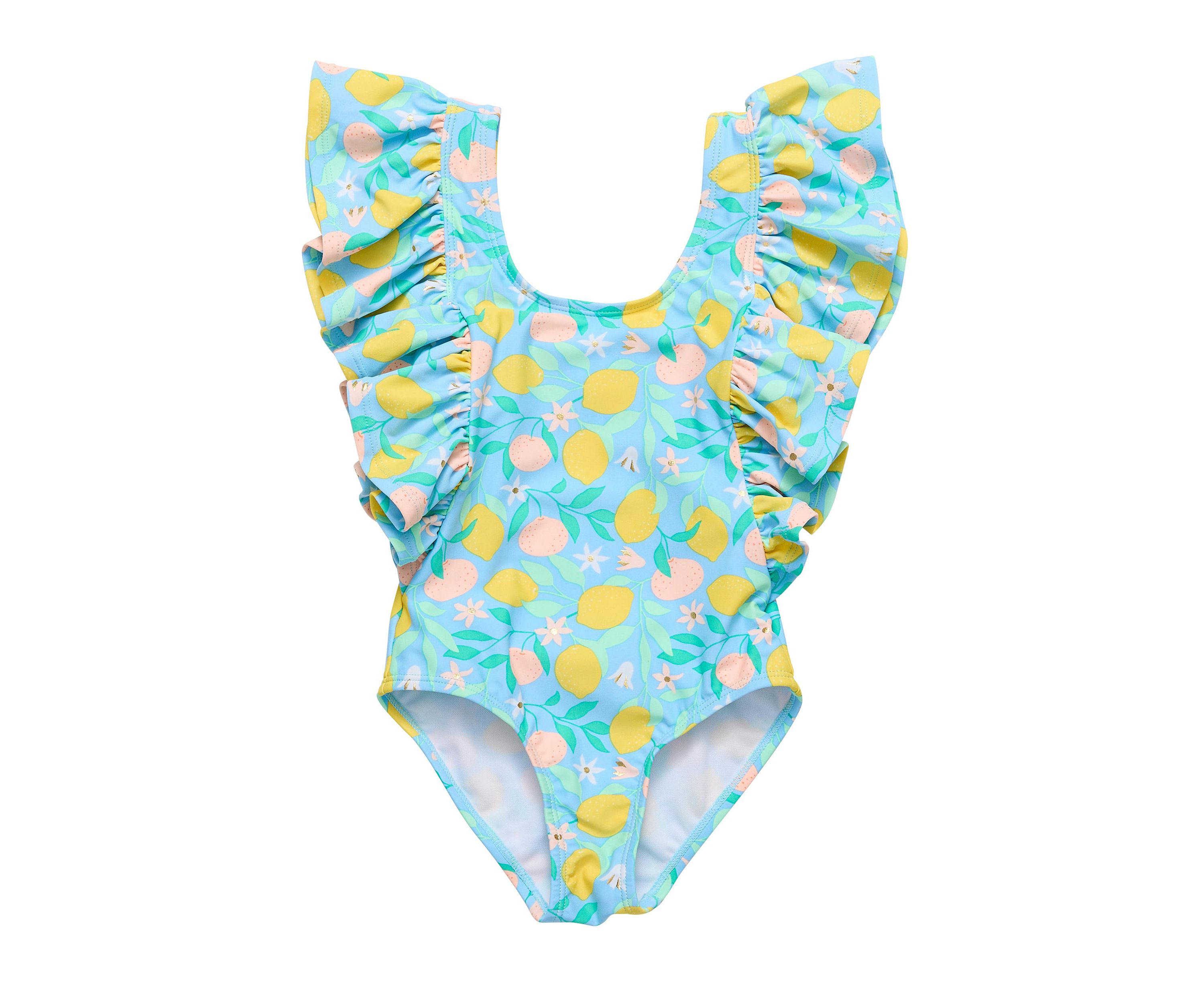Lemon Drops Wide Frill Swimsuit