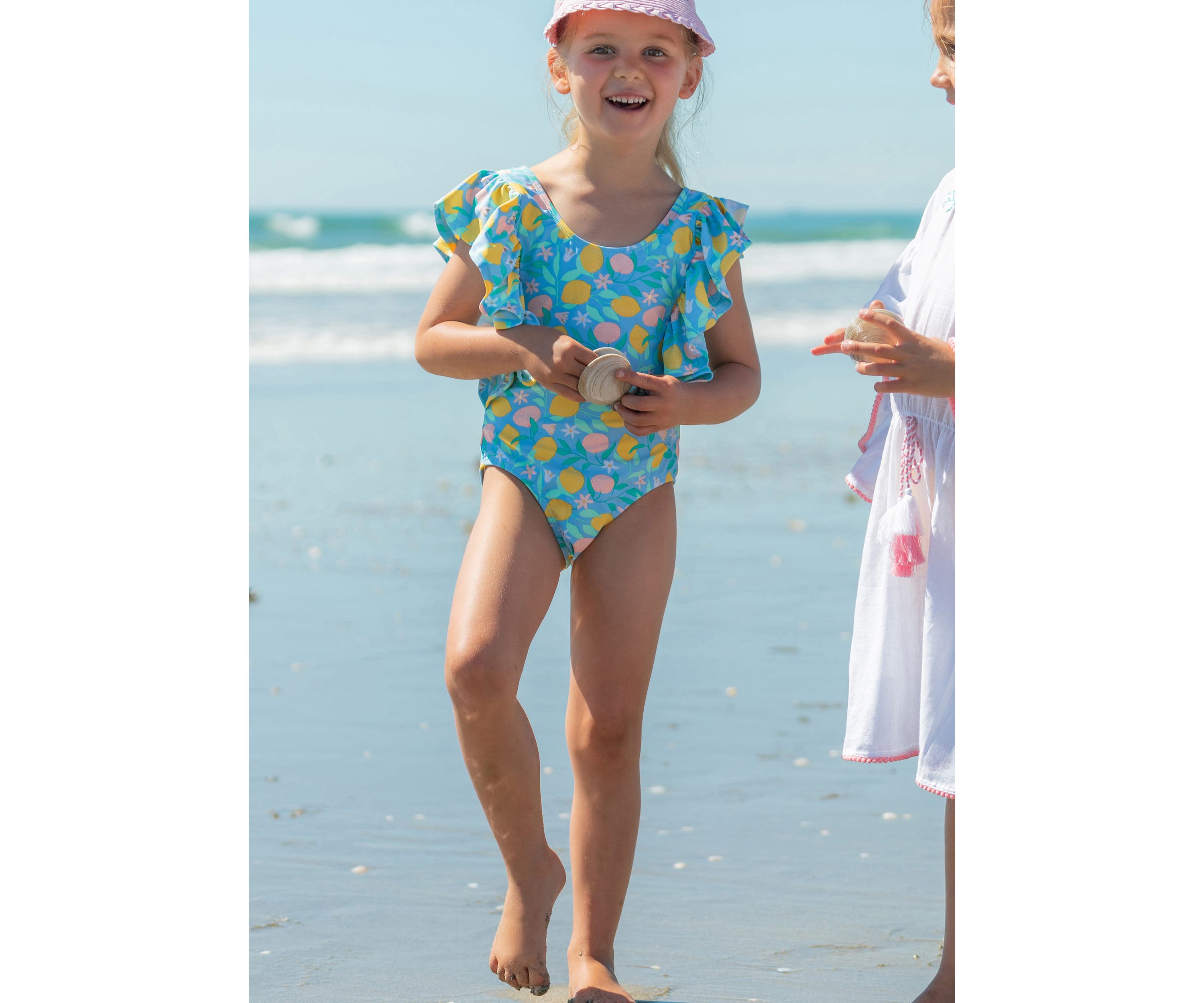 Lemon Drops Wide Frill Swimsuit