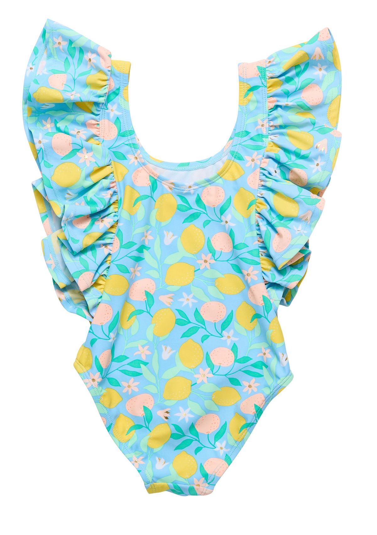 Lemon Drops Wide Frill Swimsuit