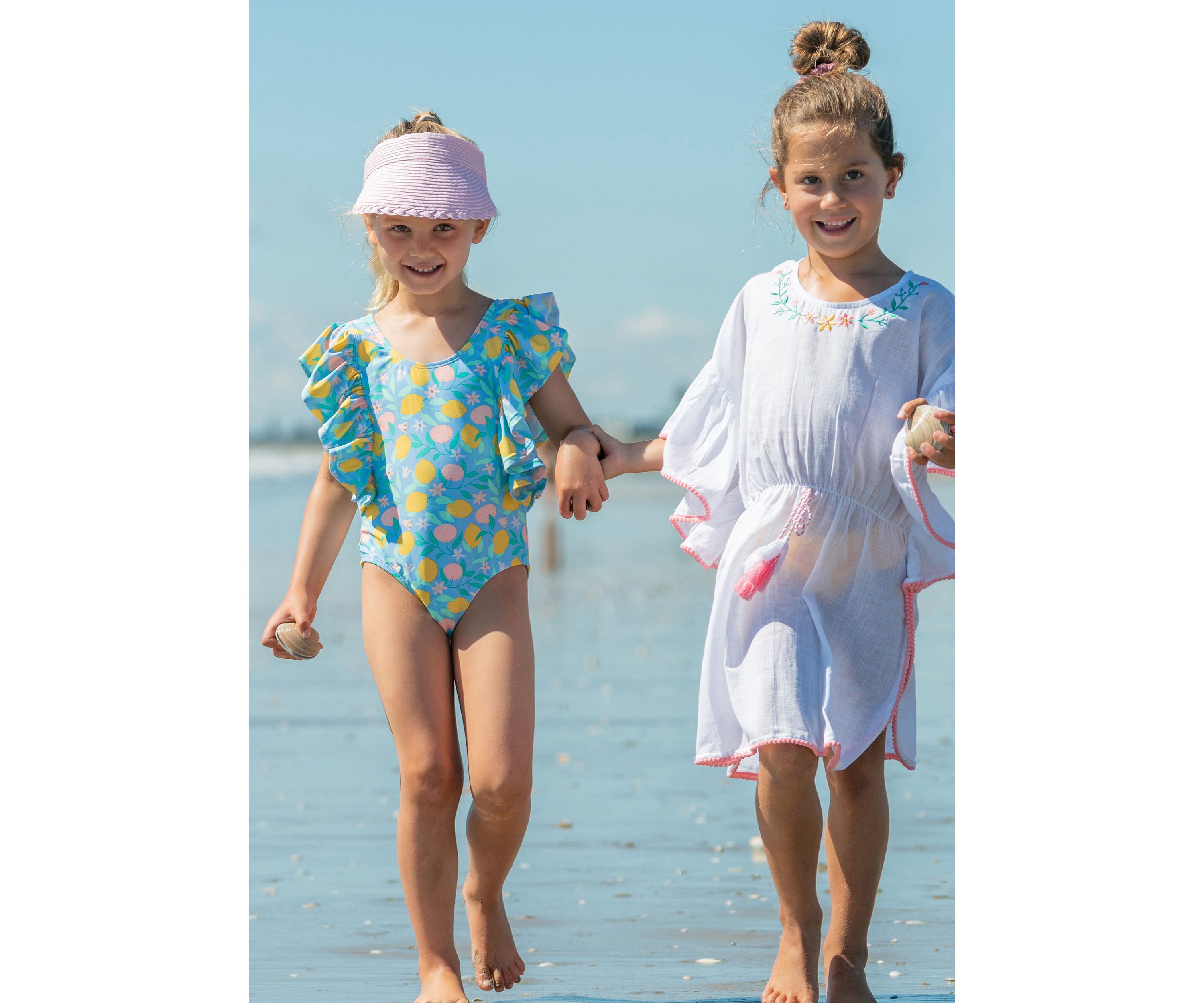 Lemon Drops Wide Frill Swimsuit