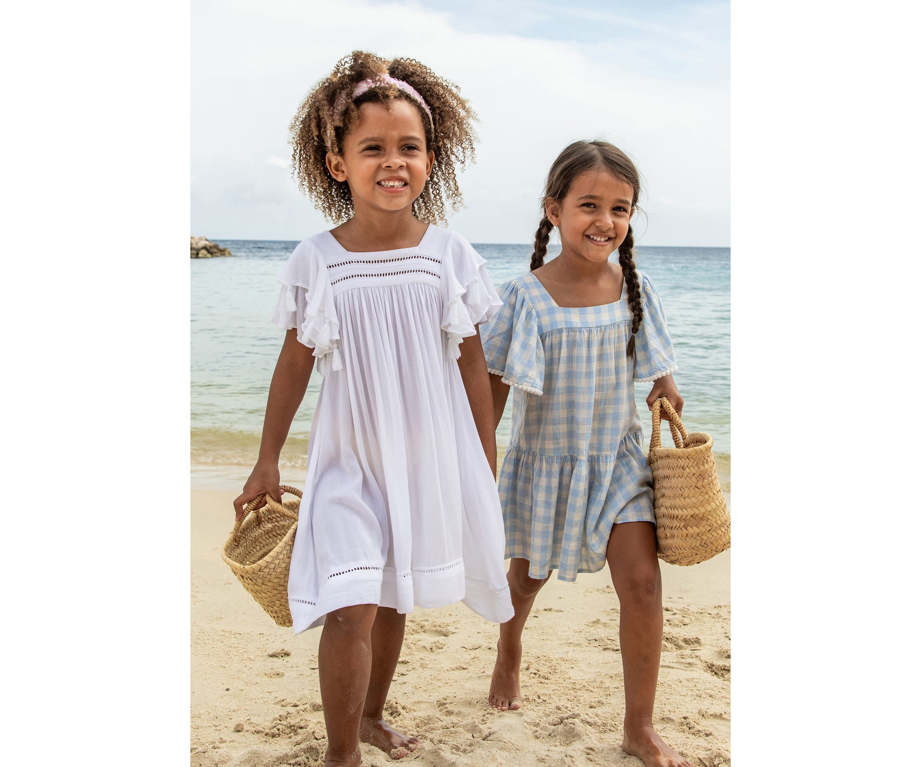 White Tassel Time Beach Dress