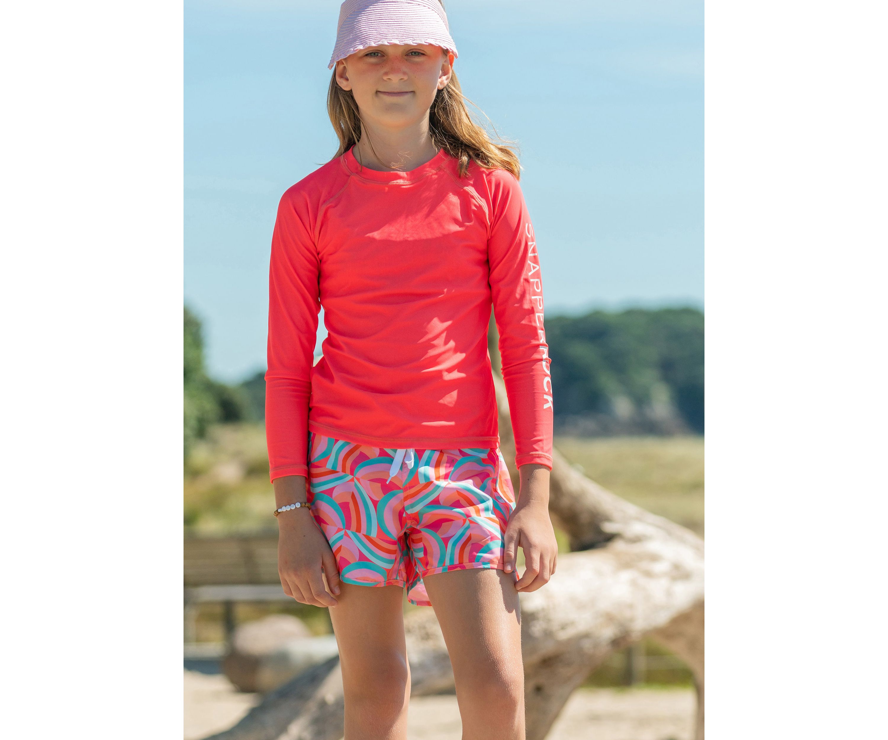 Watermelon Sustainable LS Rash Top
