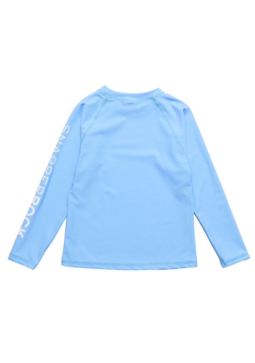 Water Blue LS Rash Top