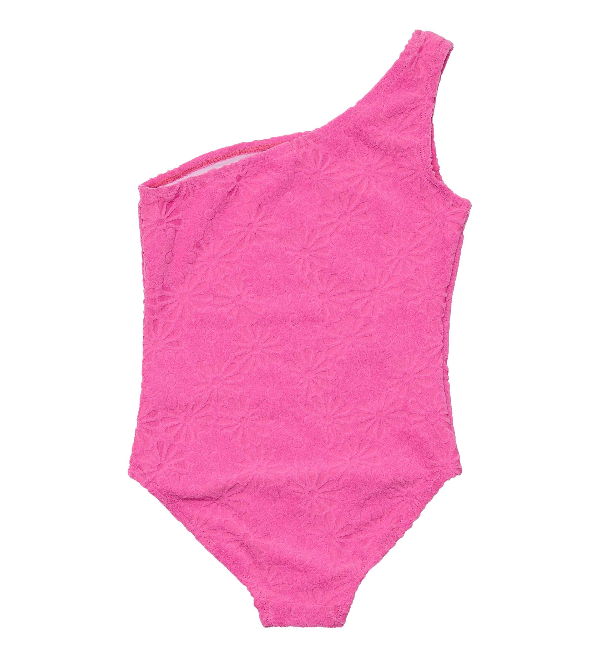 Bubblegum Bloom One Shoulder Swimsuit