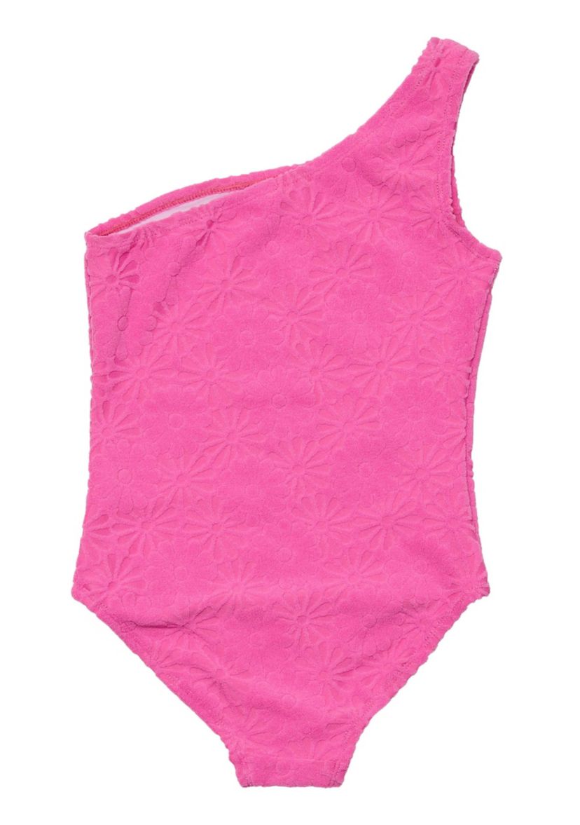 Bubblegum Bloom One Shoulder Swimsuit