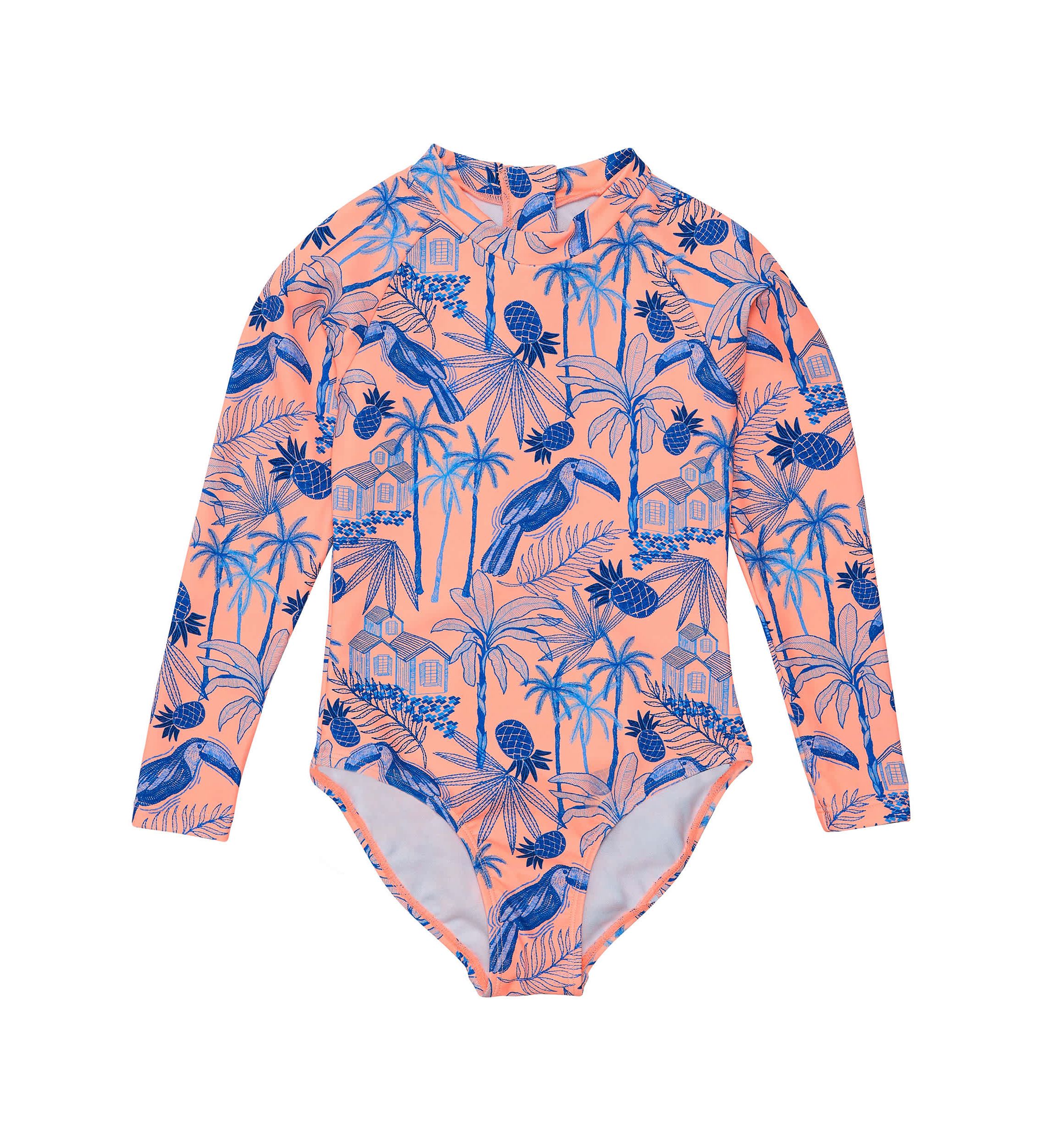 Tropicana Vacay Sustainable LS Surf Suit