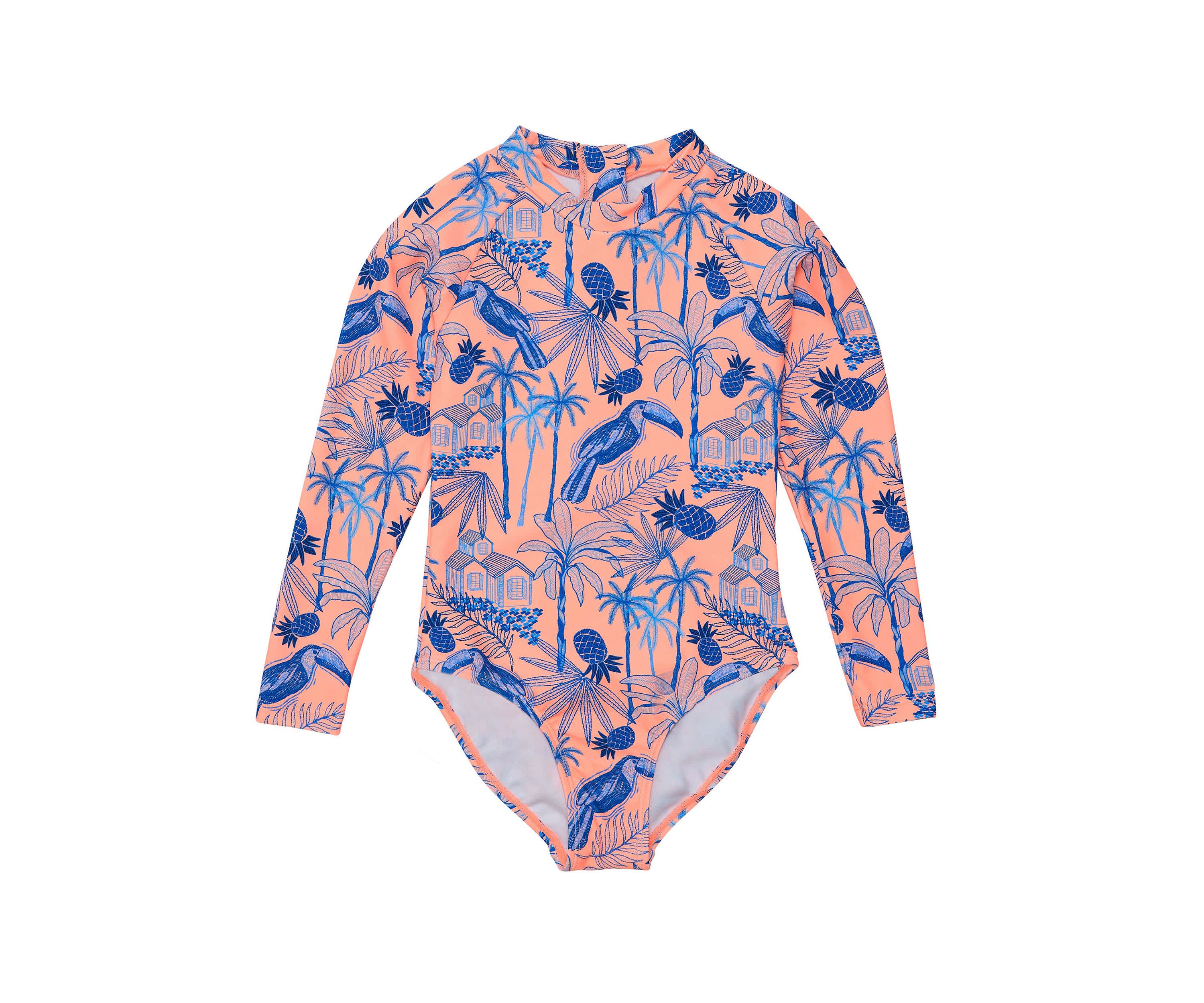 Tropicana Vacay Sustainable LS Surf Suit
