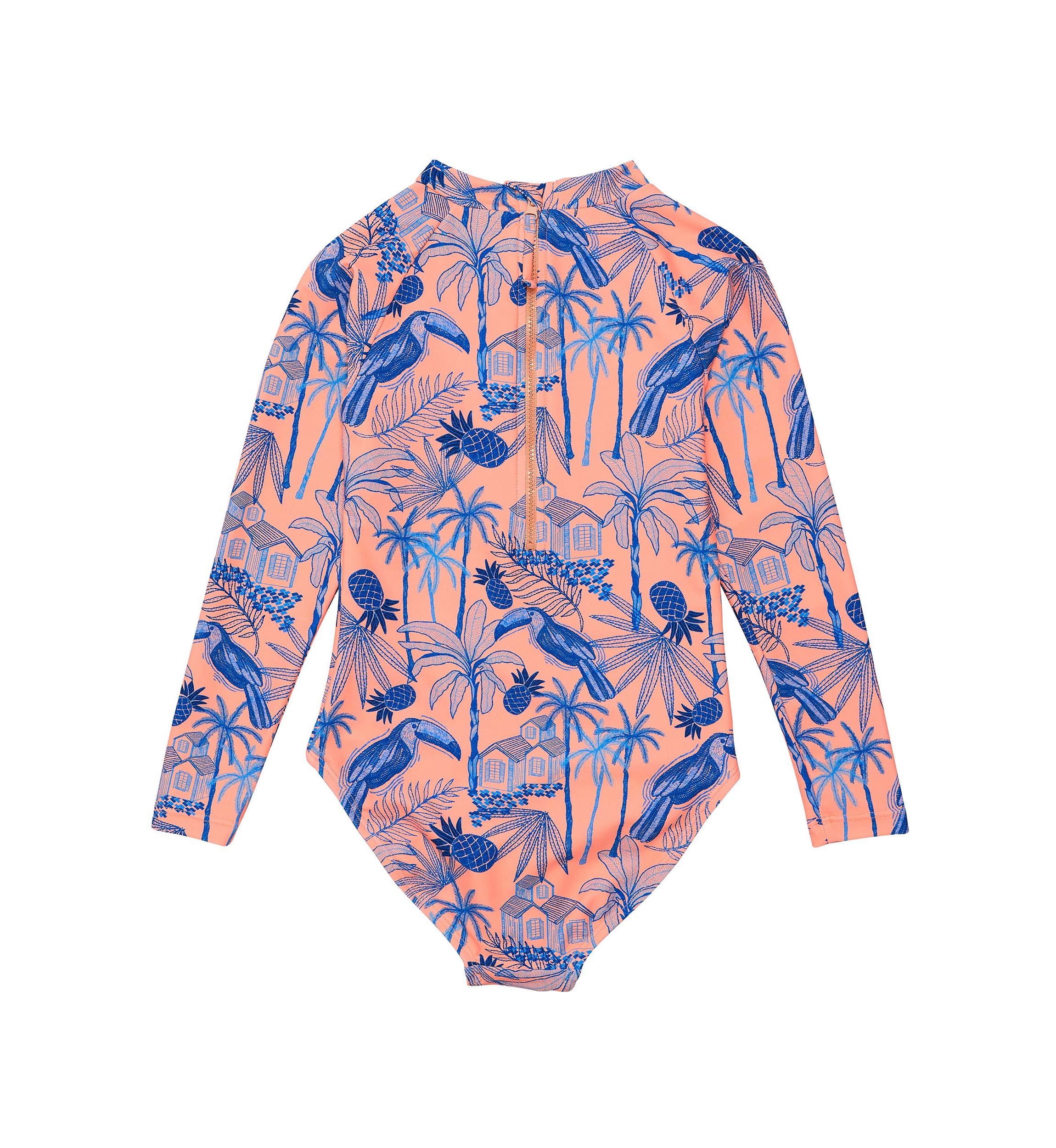 Tropicana Vacay Sustainable LS Surf Suit