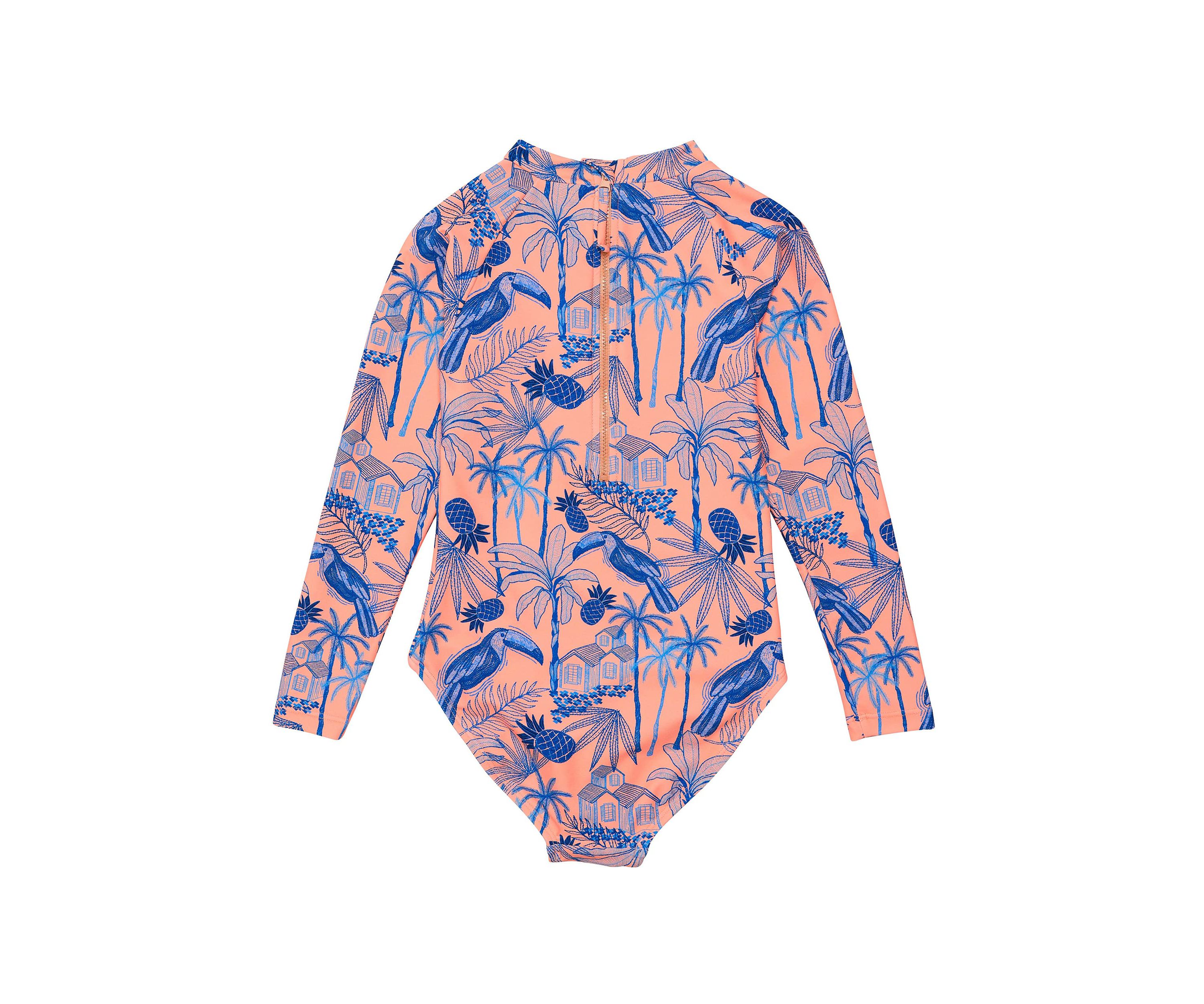 Tropicana Vacay Sustainable LS Surf Suit