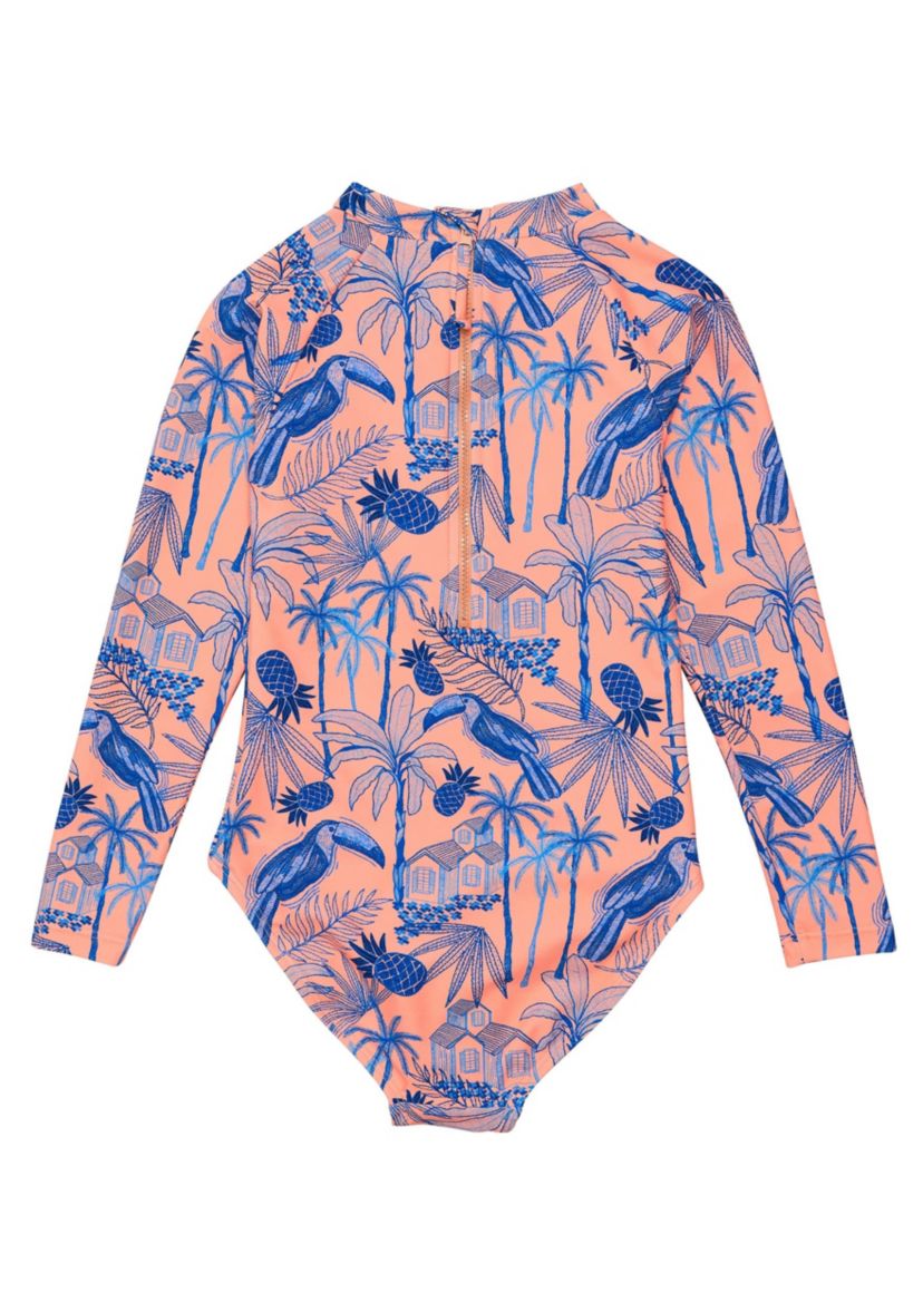 Tropicana Vacay Sustainable LS Surf Suit