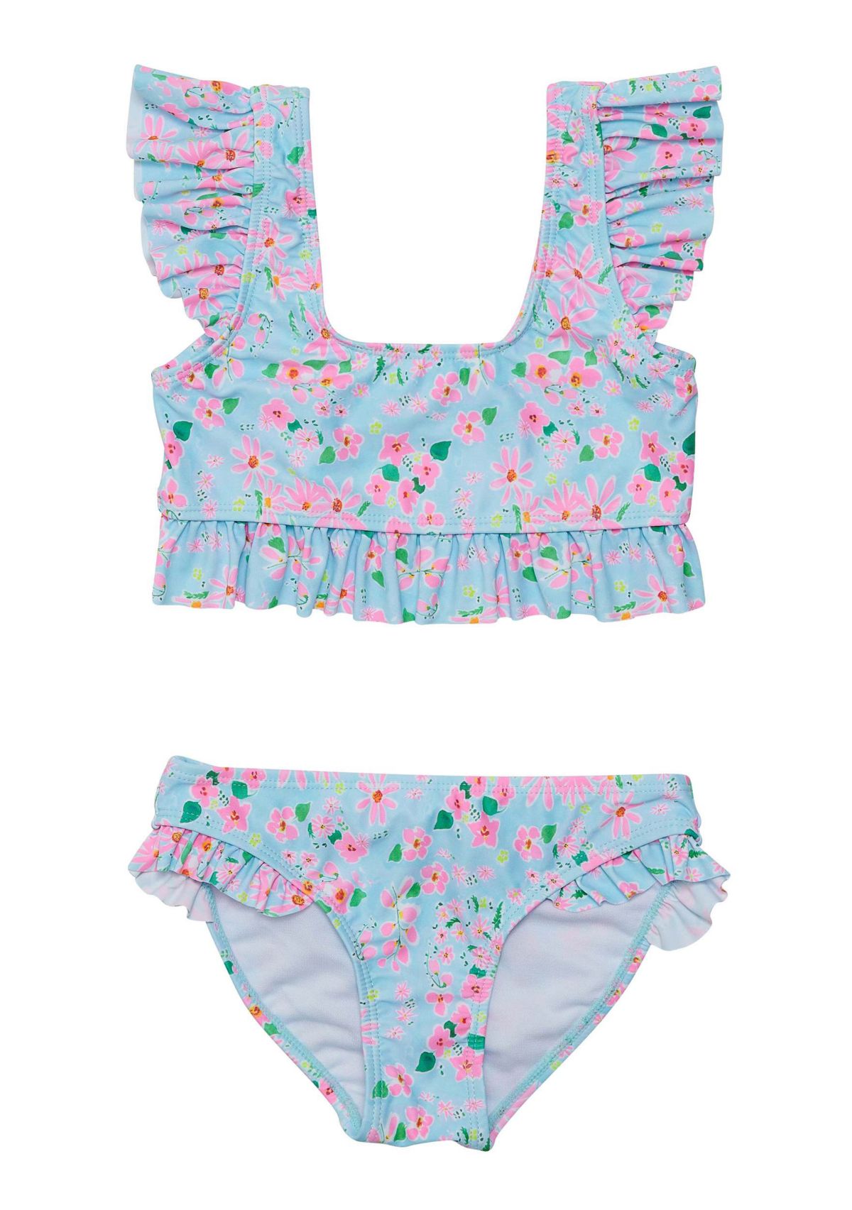 Daisy Chain Frilled Crop Bikini