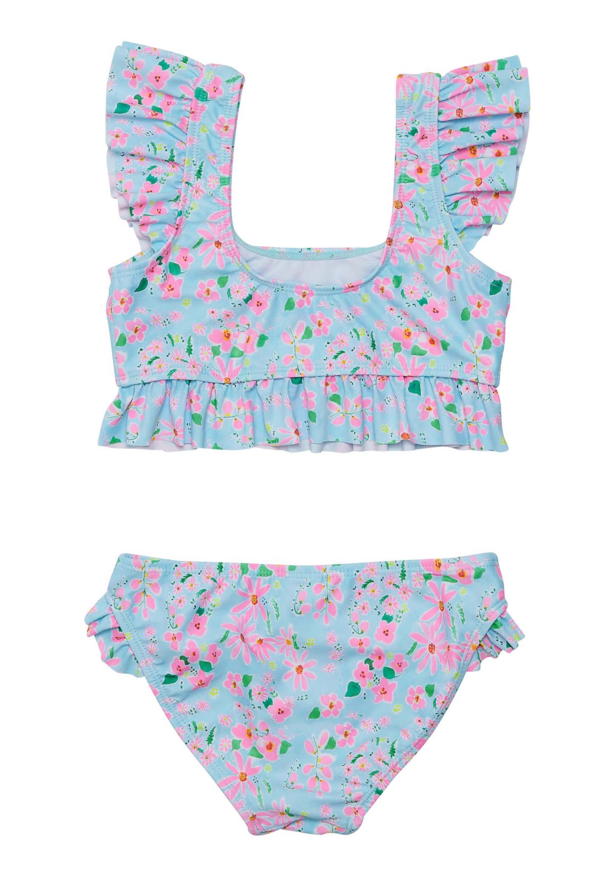 Daisy Chain Frilled Crop Bikini