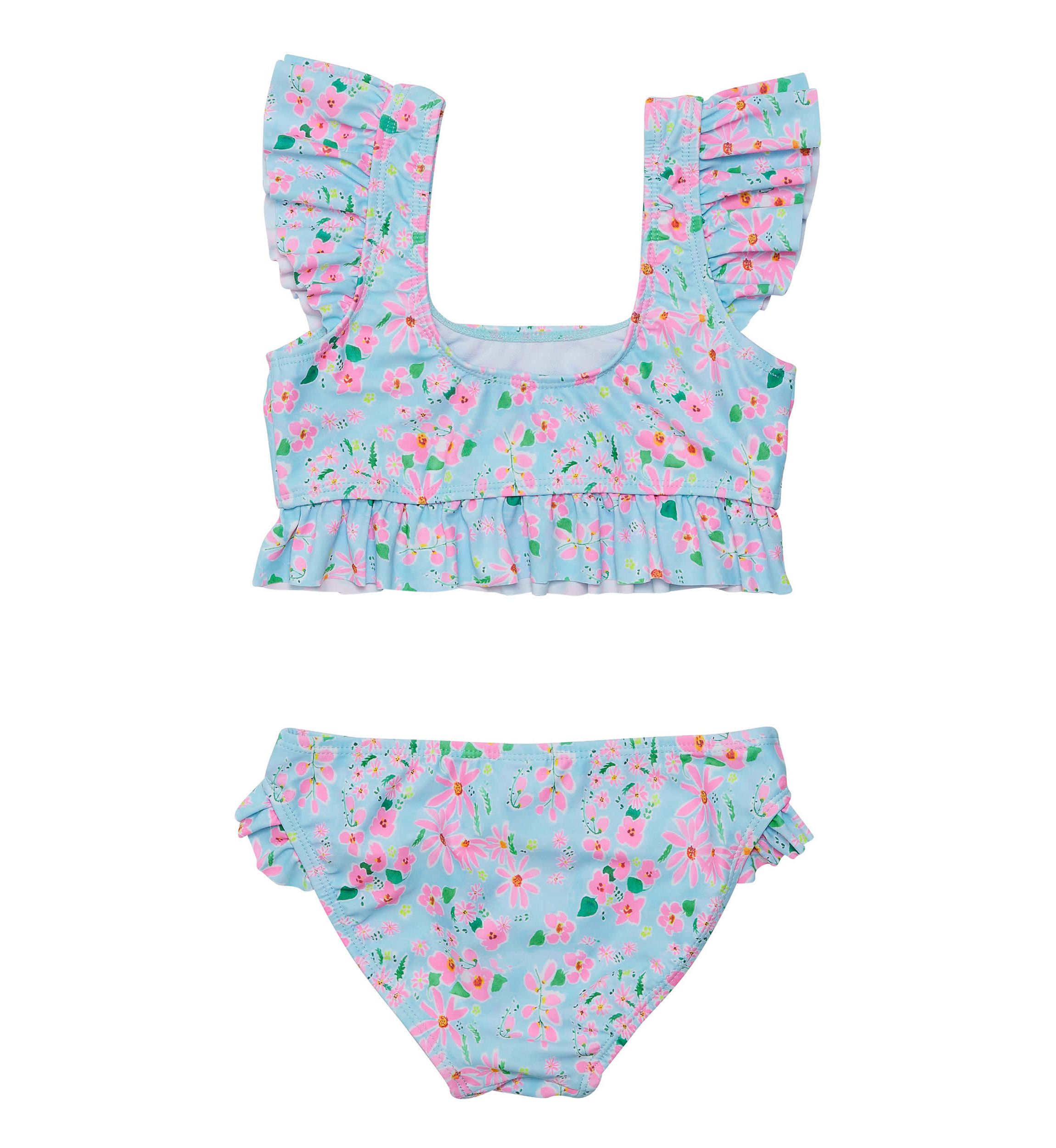 Daisy Chain Frilled Crop Bikini
