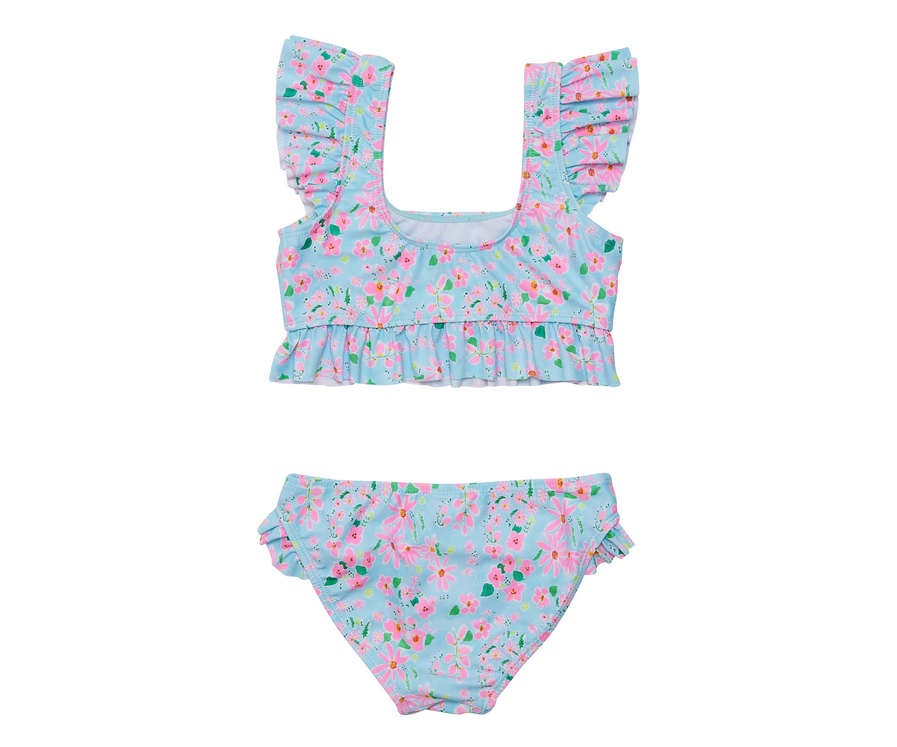 Daisy Chain Frilled Crop Bikini