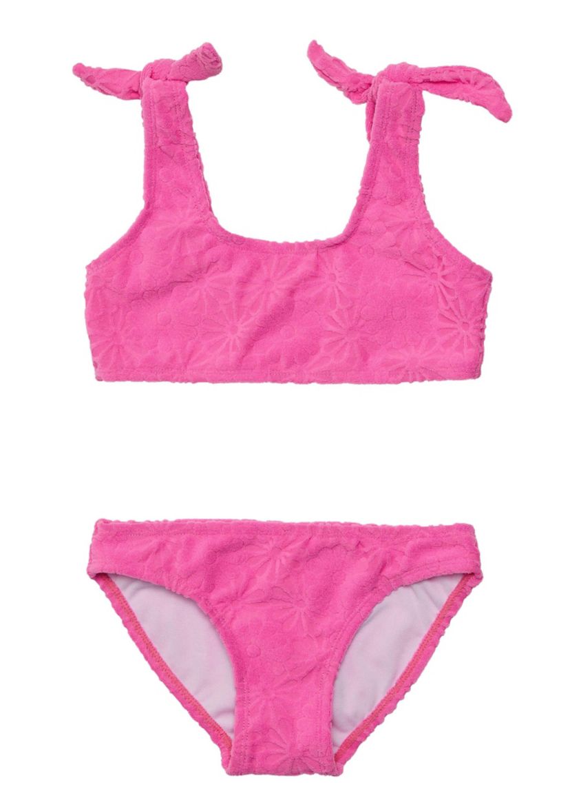 Bubblegum Bloom Crop Bikini