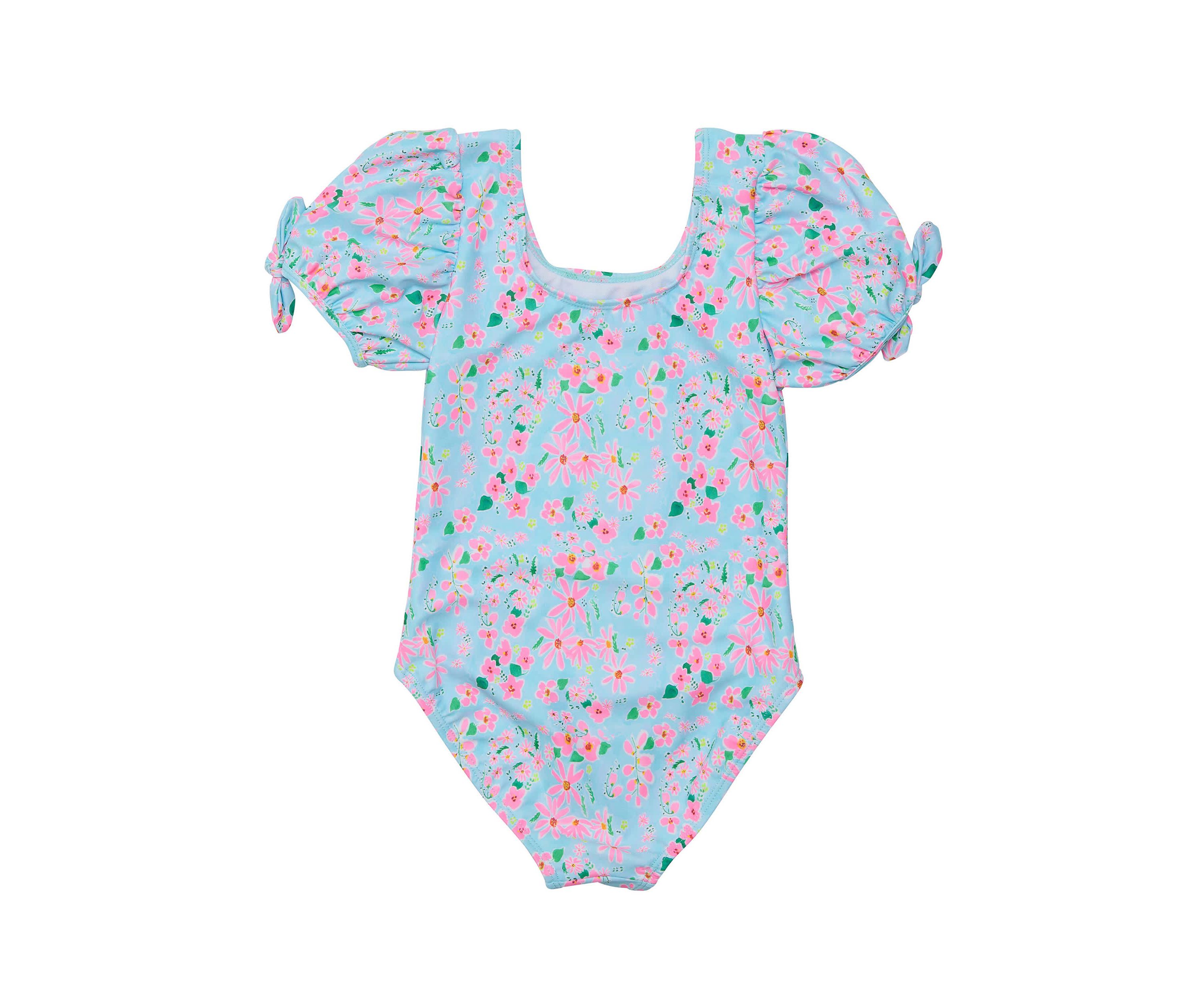 Daisy Chain Puff Sleeve Surf Suit