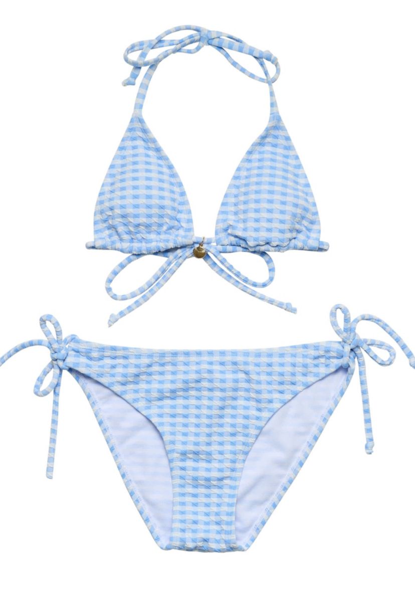 Snapper Rock Snapper Rock Seaside Gingham Teen Triangle Bikini | Belk