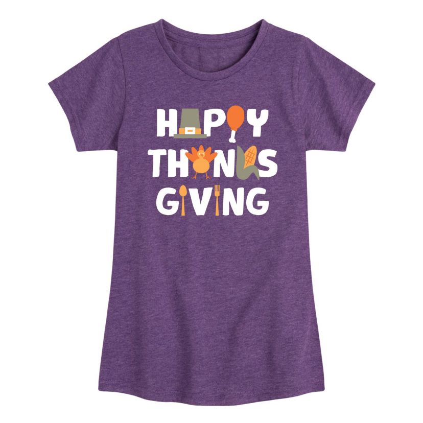 Happy Thanksgiving Graphic T-Shirt