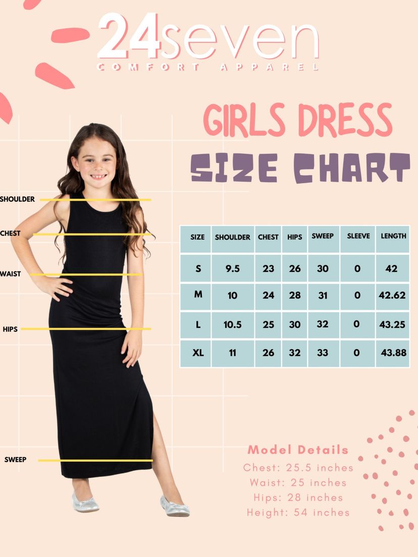 Girls Green Scarf Print Ruffle Summer Dress