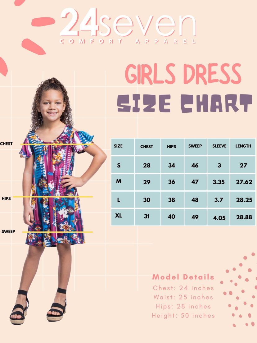 Girls Pink Geometric Print Sleeveless Pocket Maxi Dress