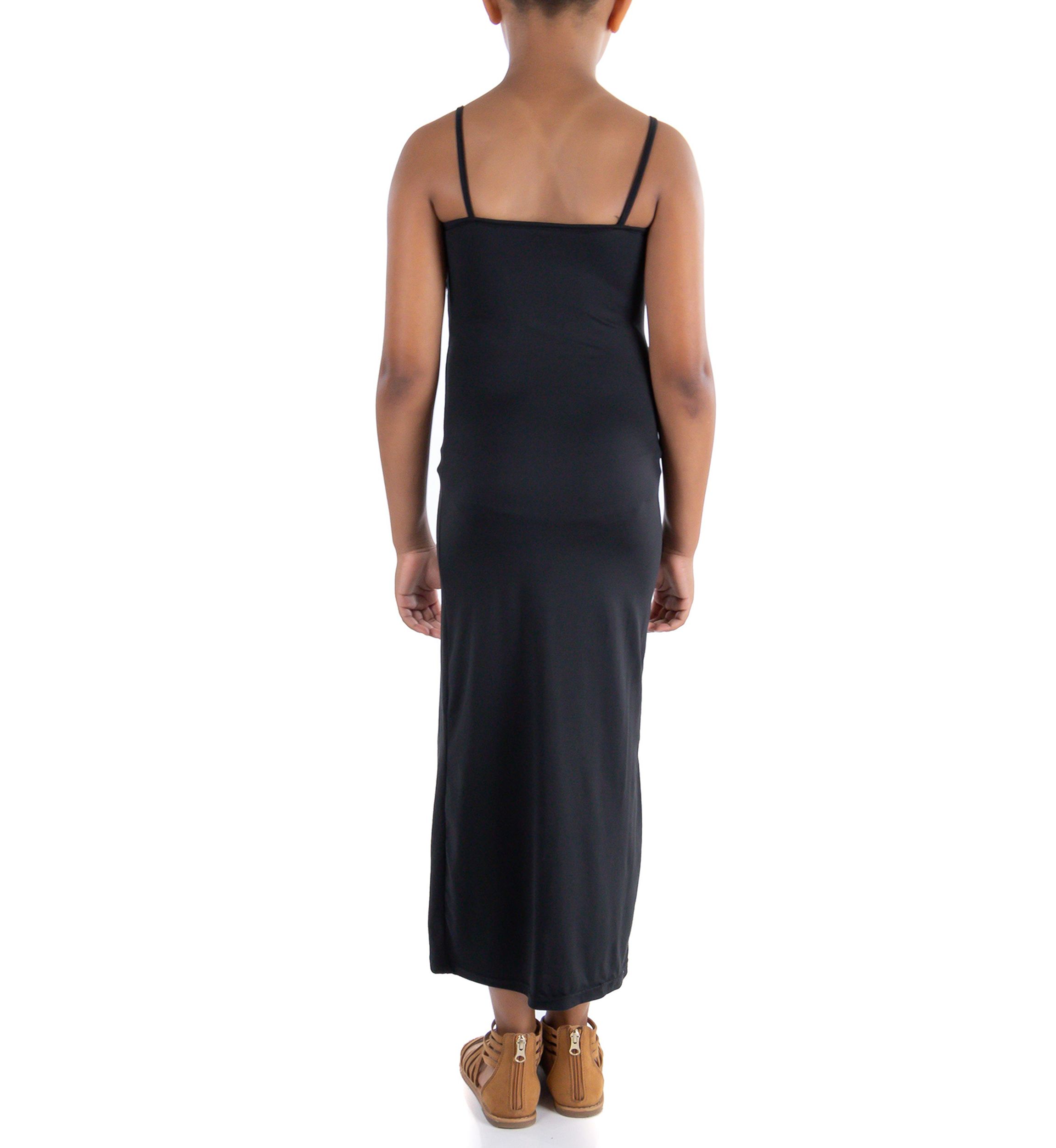 Girls Ruffle Spaghetti Strap Maxi Dress