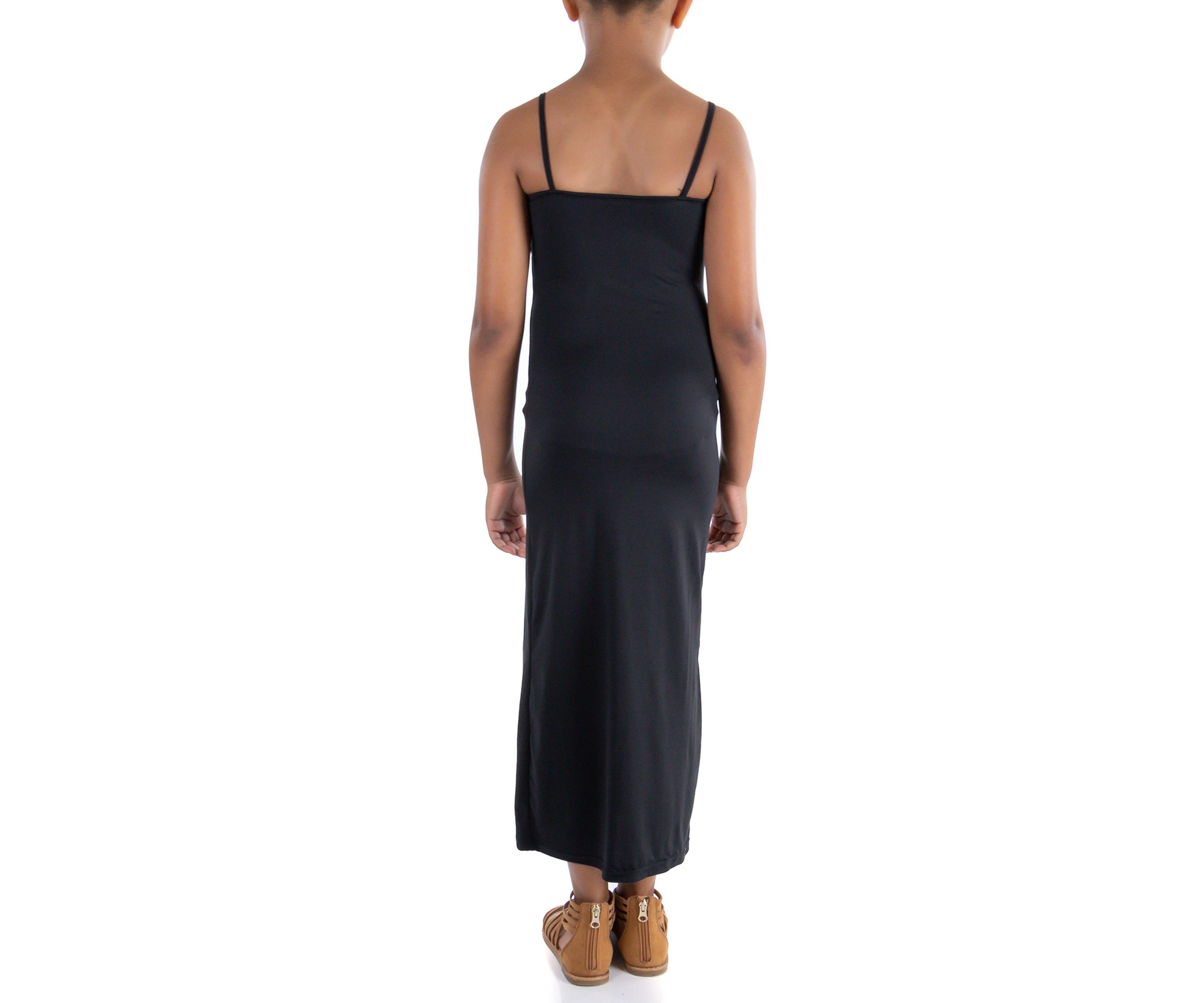 Girls Ruffle Spaghetti Strap Maxi Dress