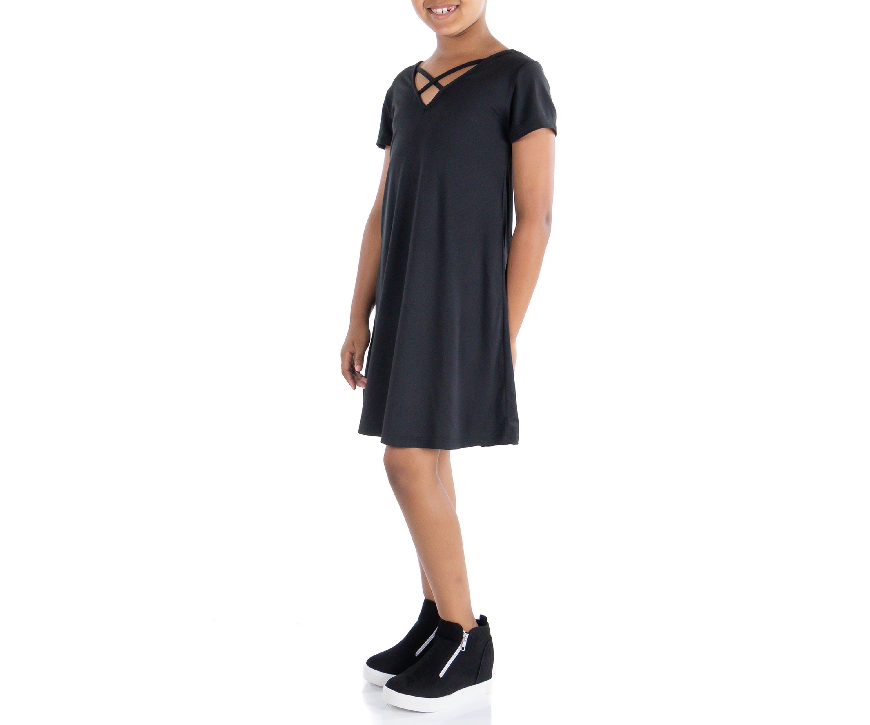 Girls Short Sleeve T Shirt Dress