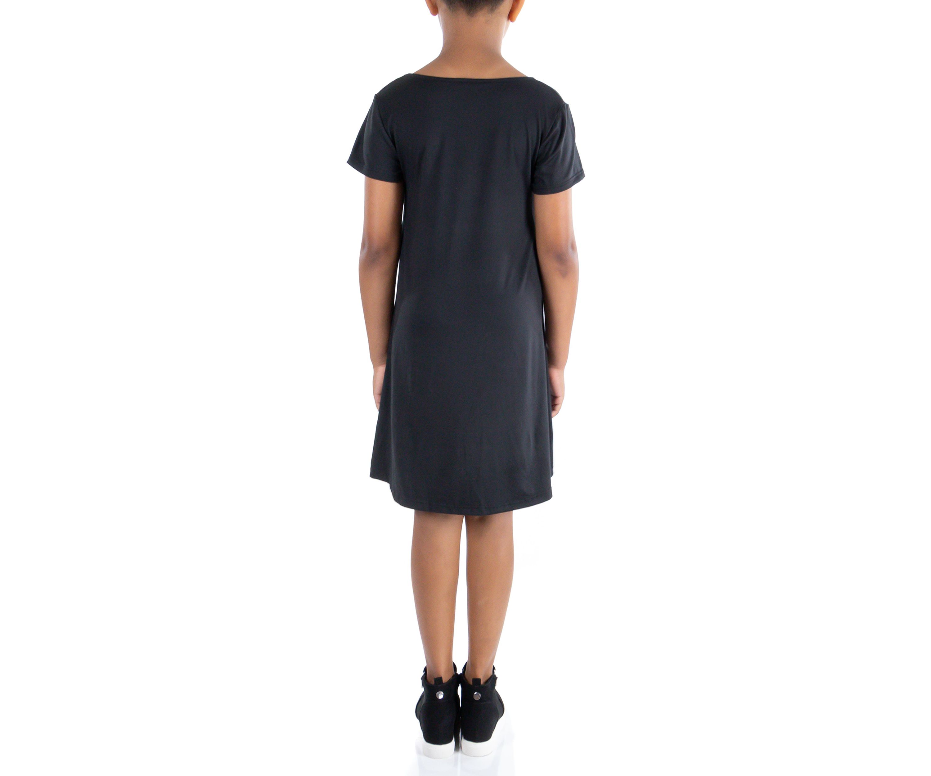 Girls Short Sleeve T Shirt Dress